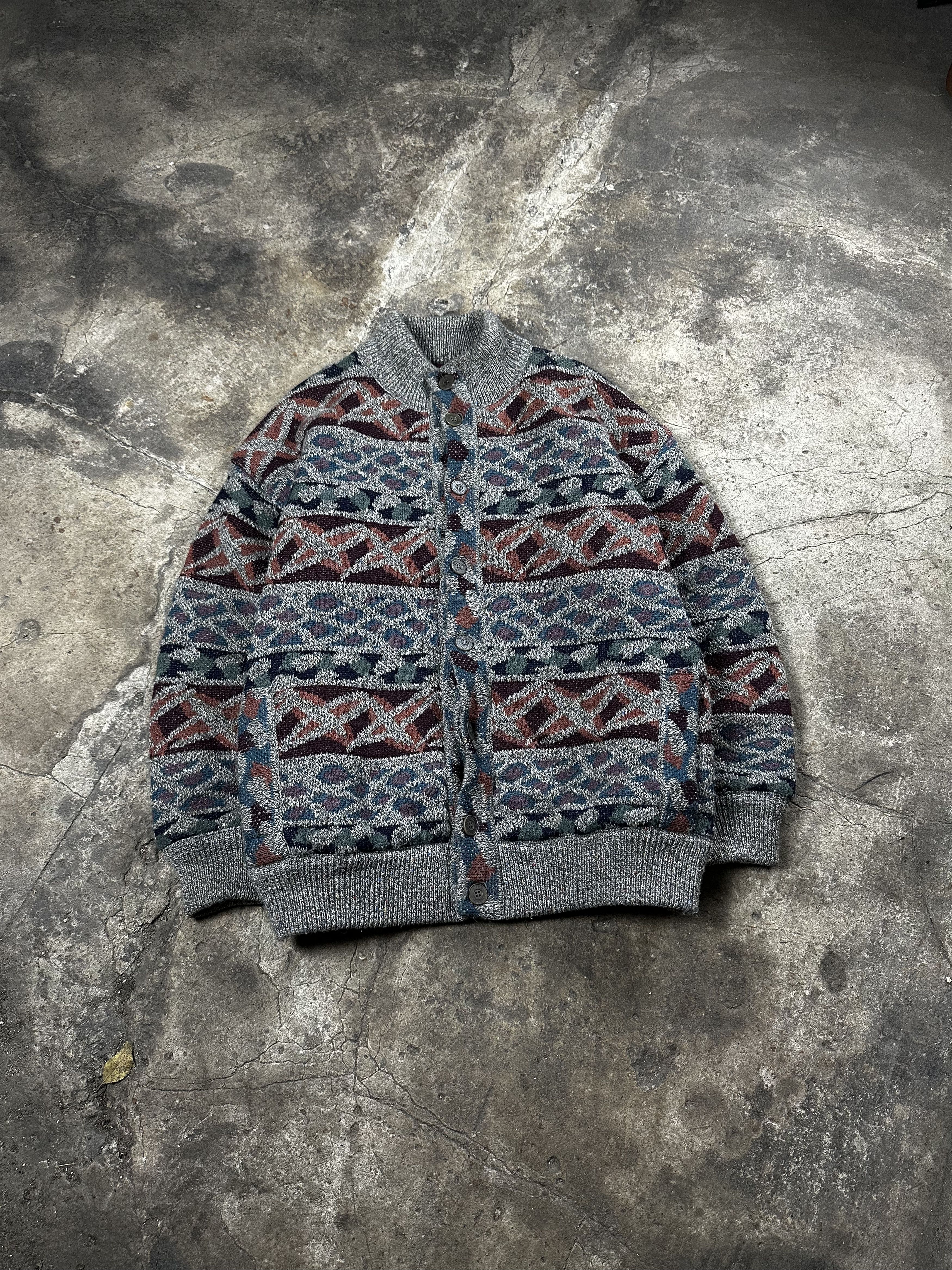 80s Missoni Reversible Cardigan Quilted Jacket Vintage