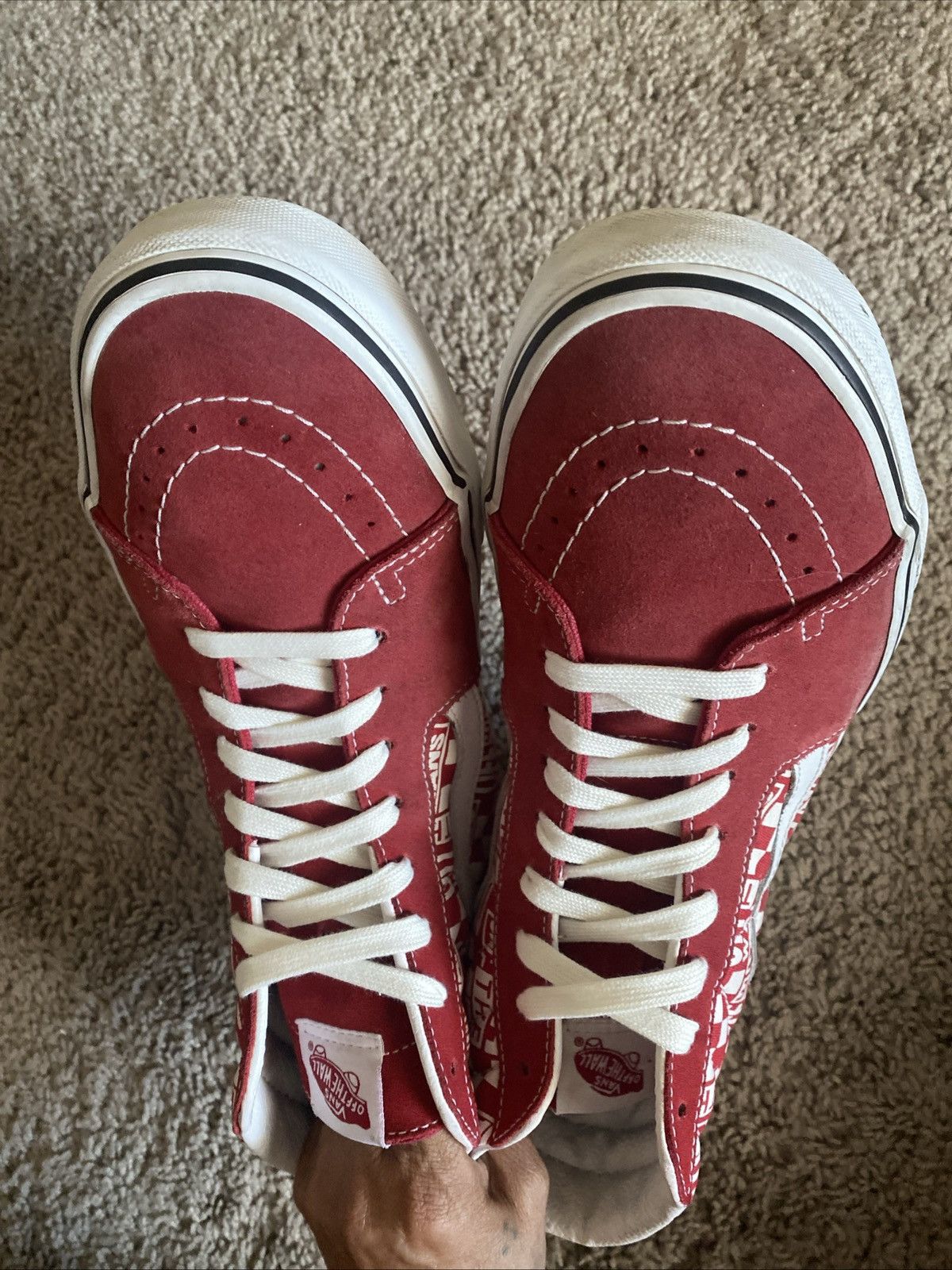Vans Vans off the wall sk8 hi top sneakers size 10 Size US 10 / EU 43 - 25 Thumbnail