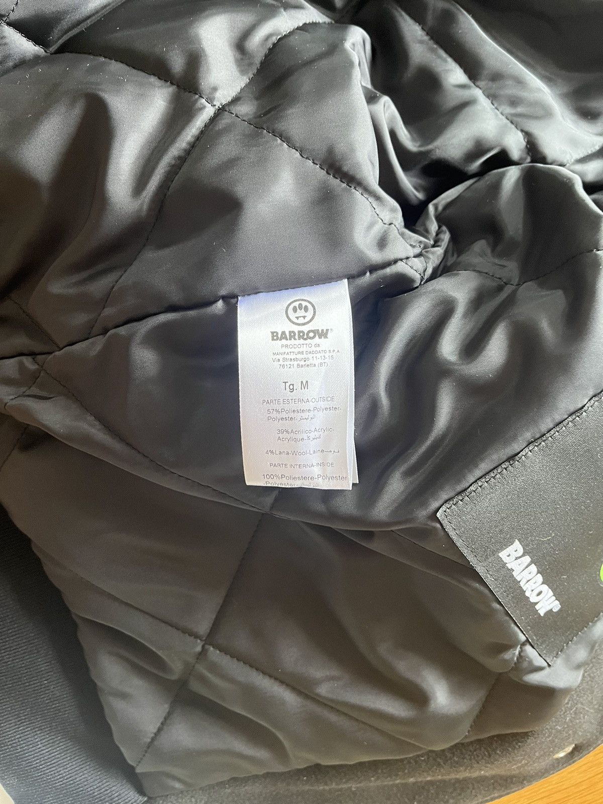 Barrow Barrow College Bomber Jacket Unisex Flowers Black and White Size US M / EU 48-50 / 2 - 6 Thumbnail