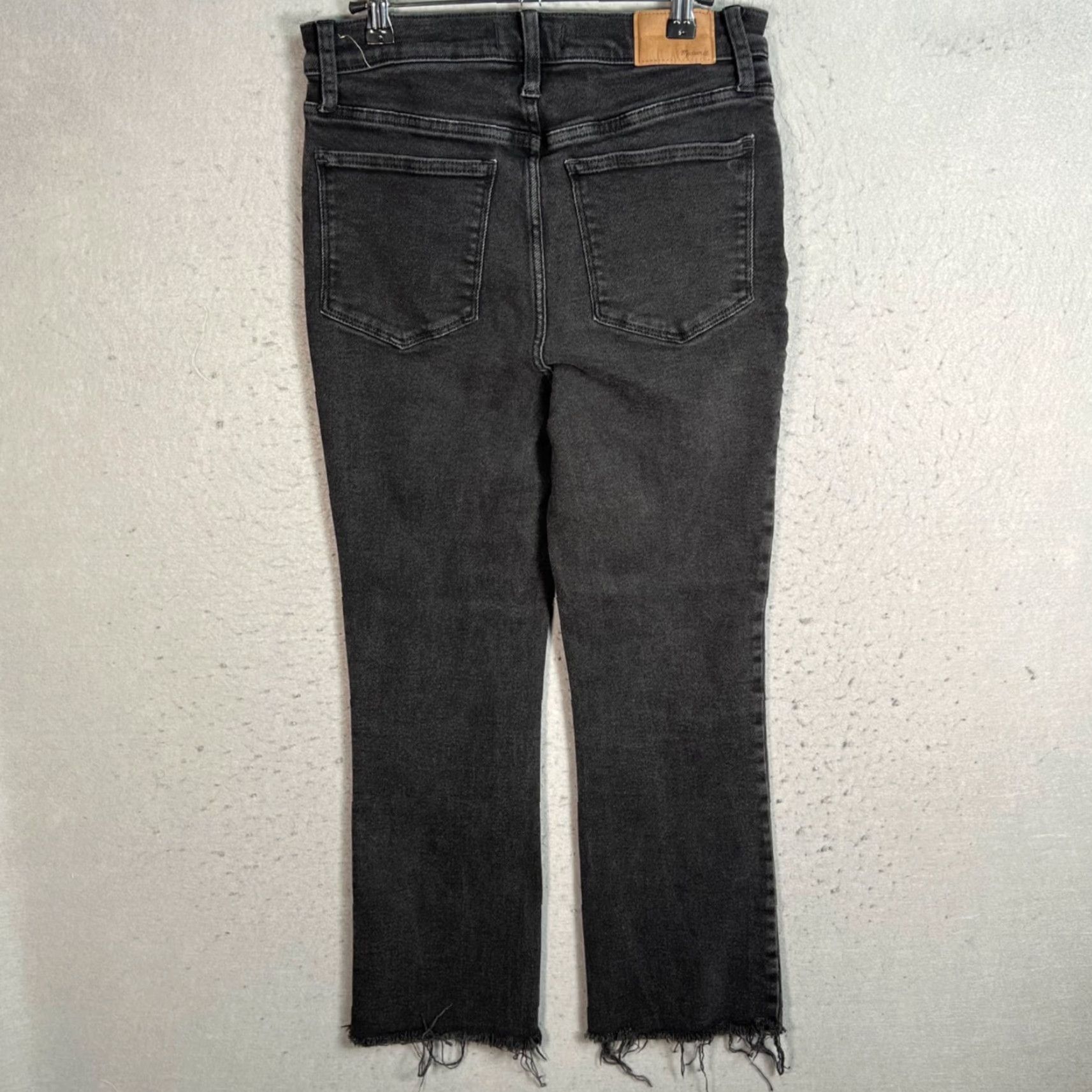 Madewell Madewell Cali Demi-Boot Jeans Denim Black Wash Womens Size 29 Bootcut Jeans 5-Pocket Design High Rise Adult Womens Black Madewell Cali Demi-Boot Jeans Size 29" - 2 Thumbnail