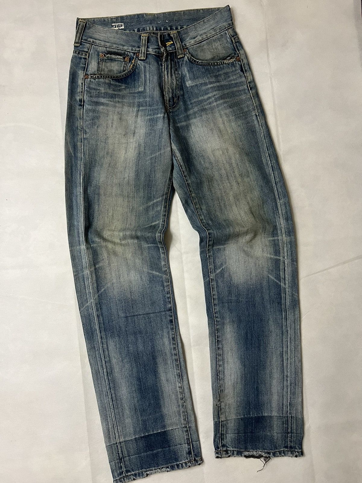Edwin Vintage Edwin 503 Regular Distressed Denim Size US 29 - 2 Thumbnail
