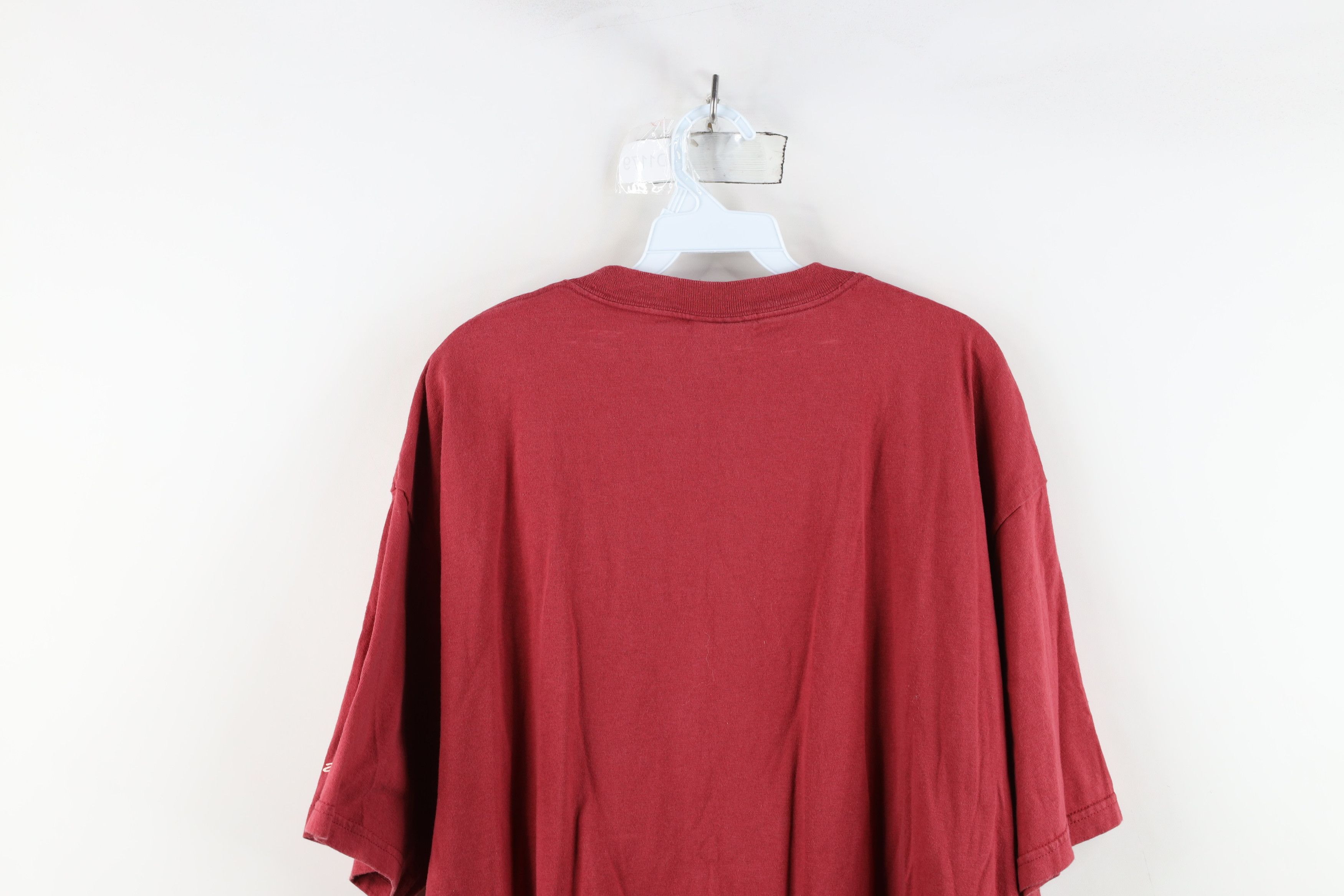 Vintage Vintage 90s Streetwear Equestrian All Over Print T-Shirt Red Size US XL / EU 56 / 4 - 13 Thumbnail