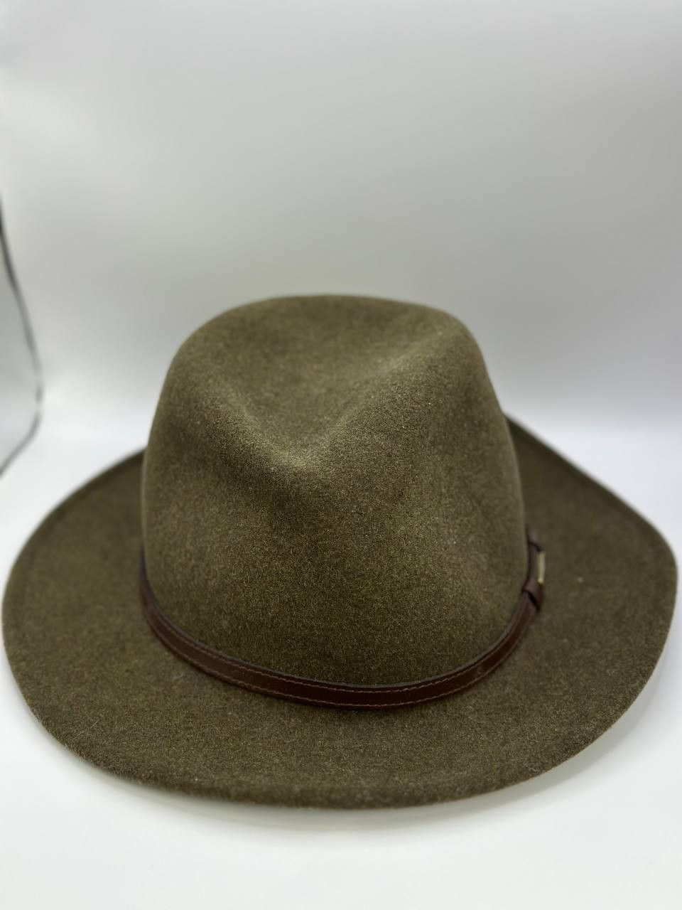 Stetson Stetson VitaFelt Wool Felt Fedora Hat Olive Green Size ONE SIZE - 2 Thumbnail