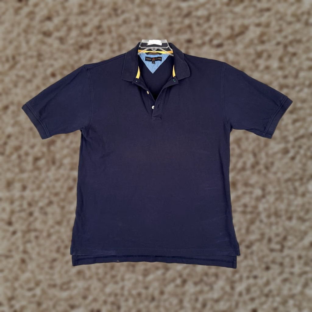 Tommy Hilfiger Tommy Hilfiger Polo Shirt Men XL Blue 100% Cotton Knit Golf Size US XL / EU 56 / 4 - 1 Thumbnail