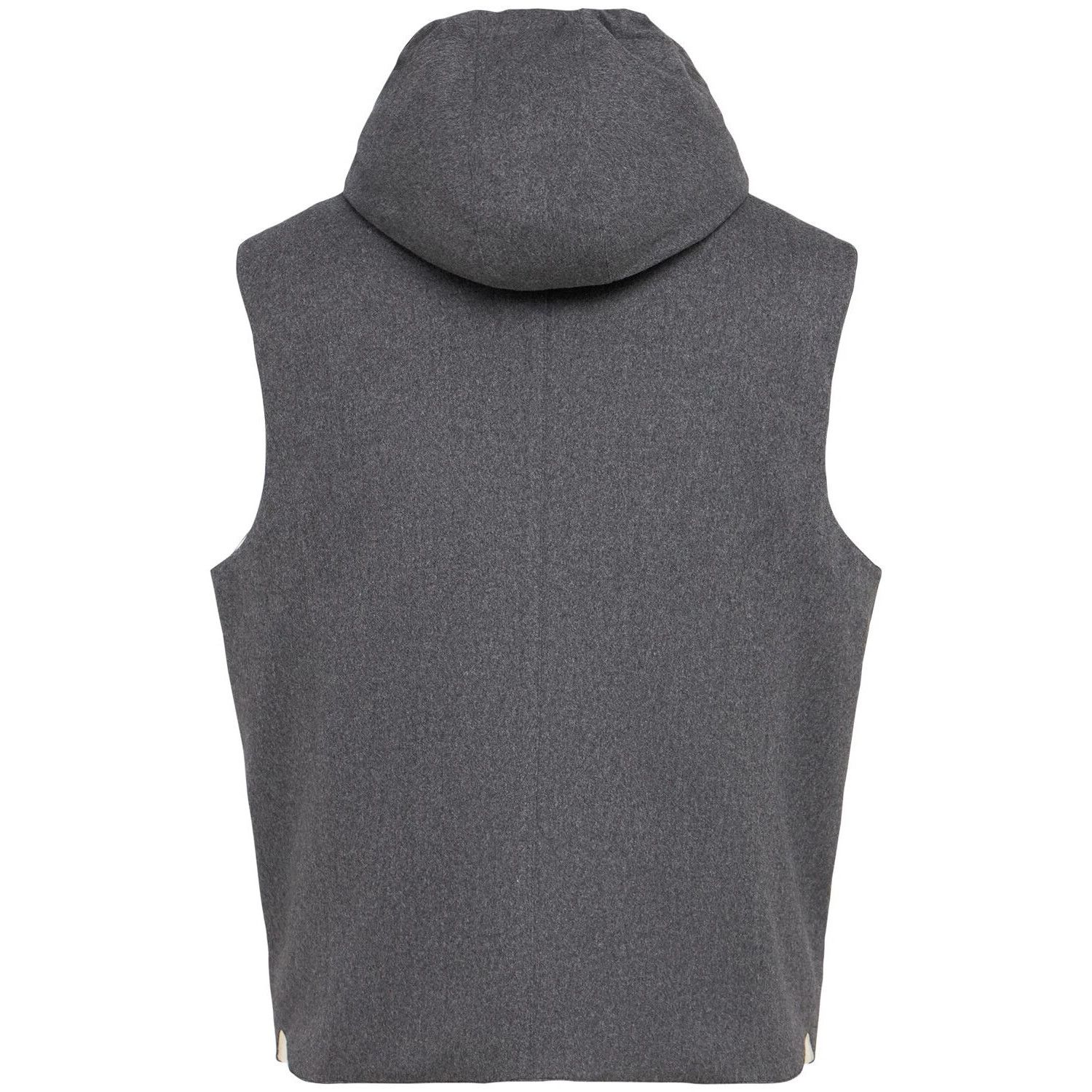 Brunello Cucinelli BRUNELLO CUCINELLI Gray Wool Vest New & Authentic (Men's siz Size US S / EU 44-46 / 1 - 2 Thumbnail