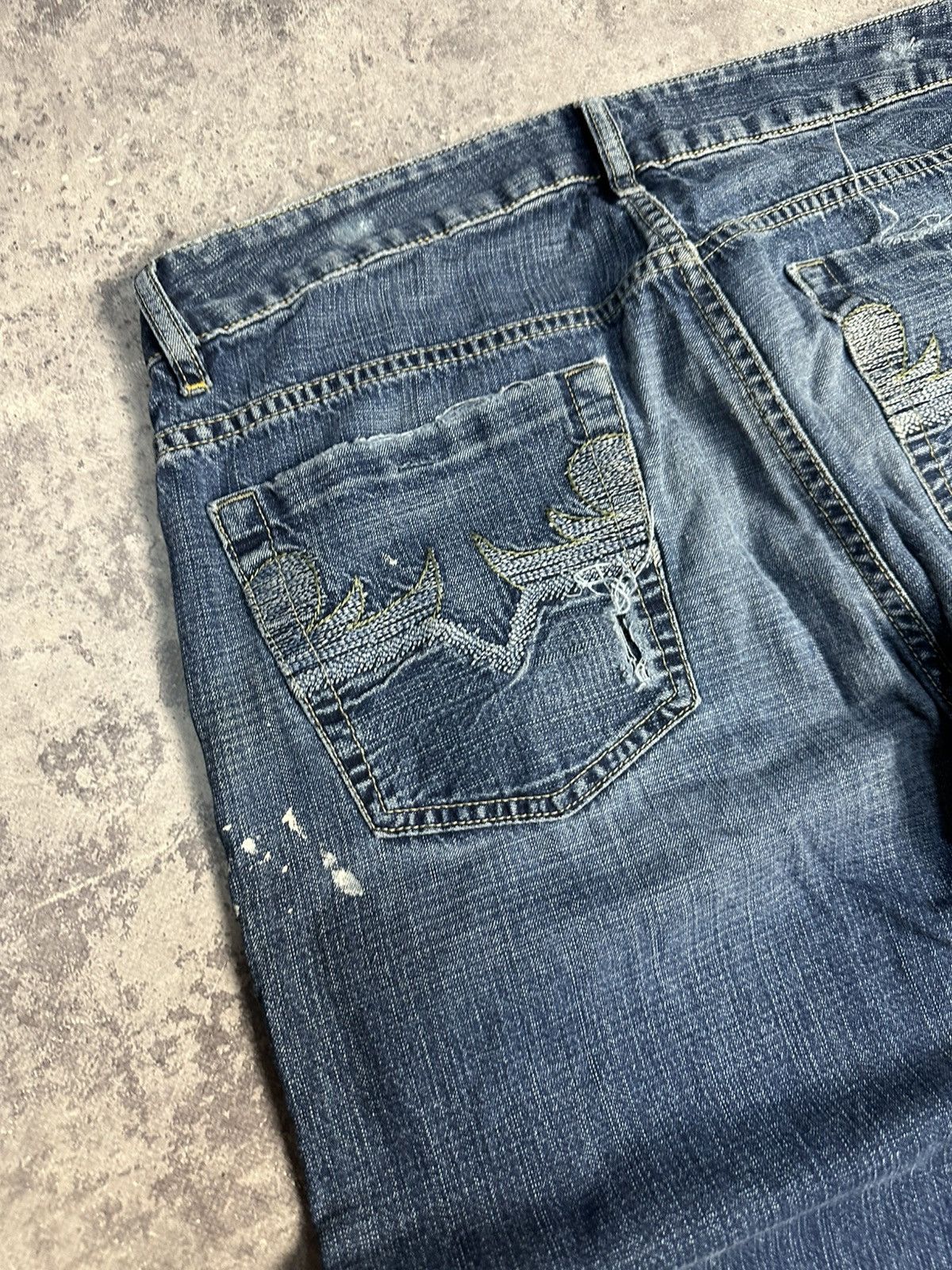 Diesel Vintage Diesel Jeans Distressed Wash Japanese Crazy y2k 90s Size US 32 / EU 48 - 9 Thumbnail