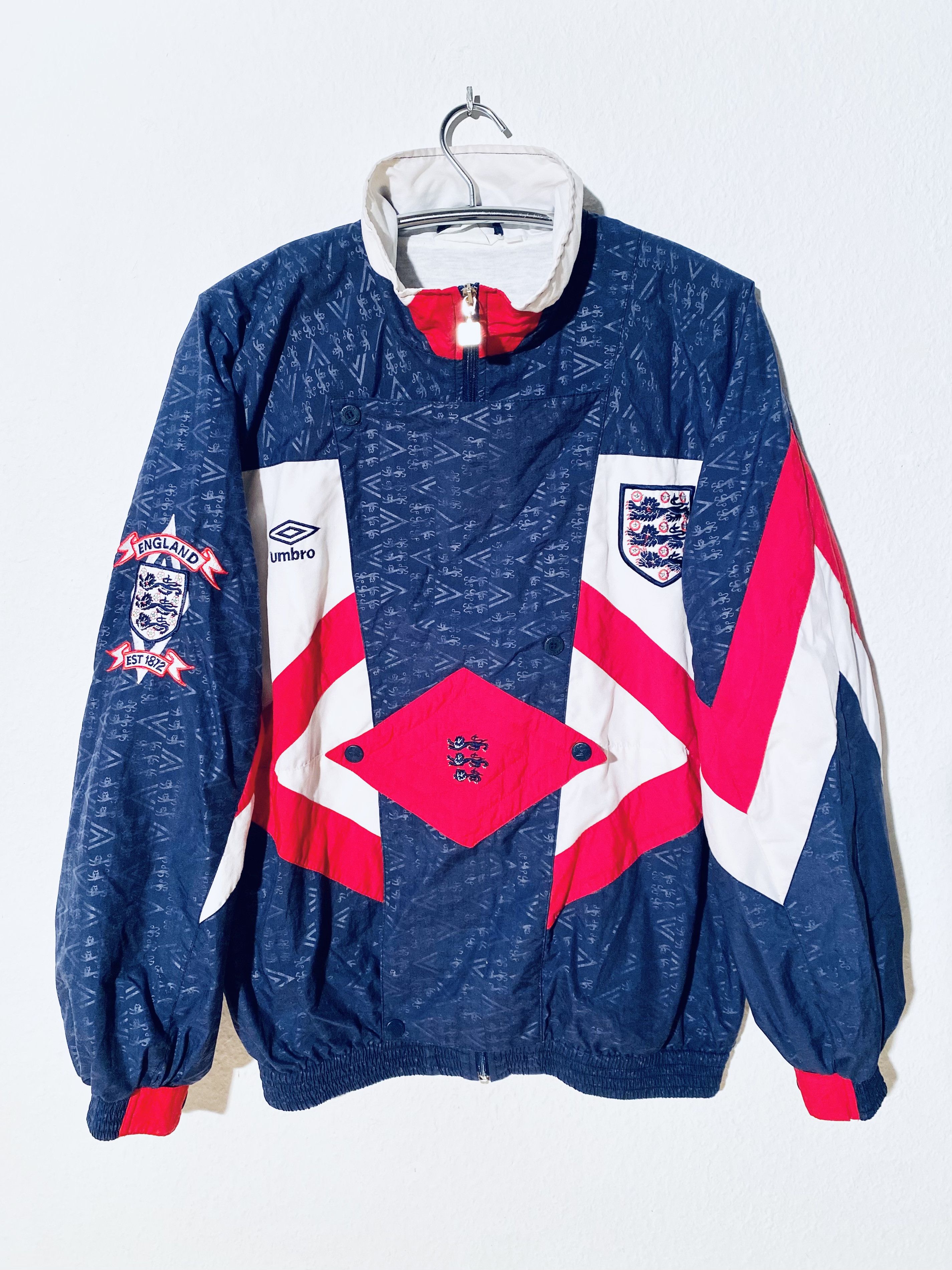 Umbro England Training Tracksuit 1990 / 1992 Umbro 90/92 Size US M / EU 48-50 / 2 - 2 Thumbnail