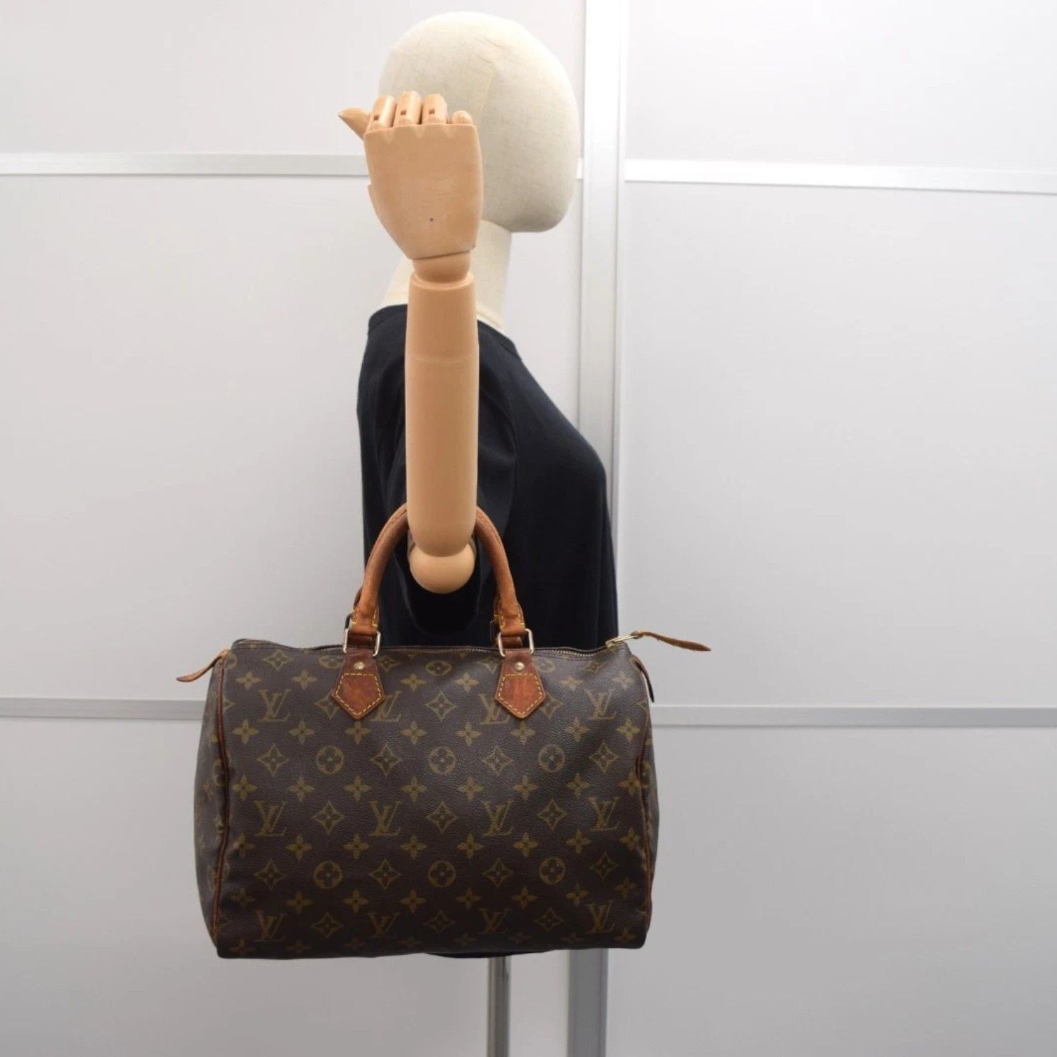 Louis Vuitton Louis Vuitton Speedy 30 Hand Bag Monogram Canvas