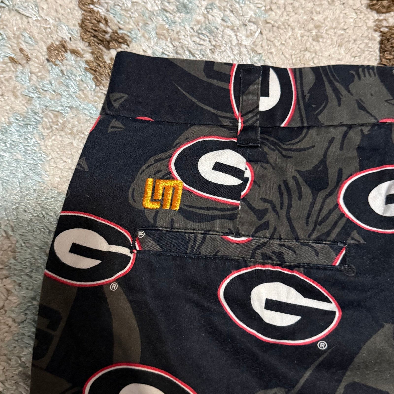 NCAA Loudmouth Georgia Bulldogs UGA Golf Shorts Size 30 Size US 30 / EU 46 - 3 Thumbnail