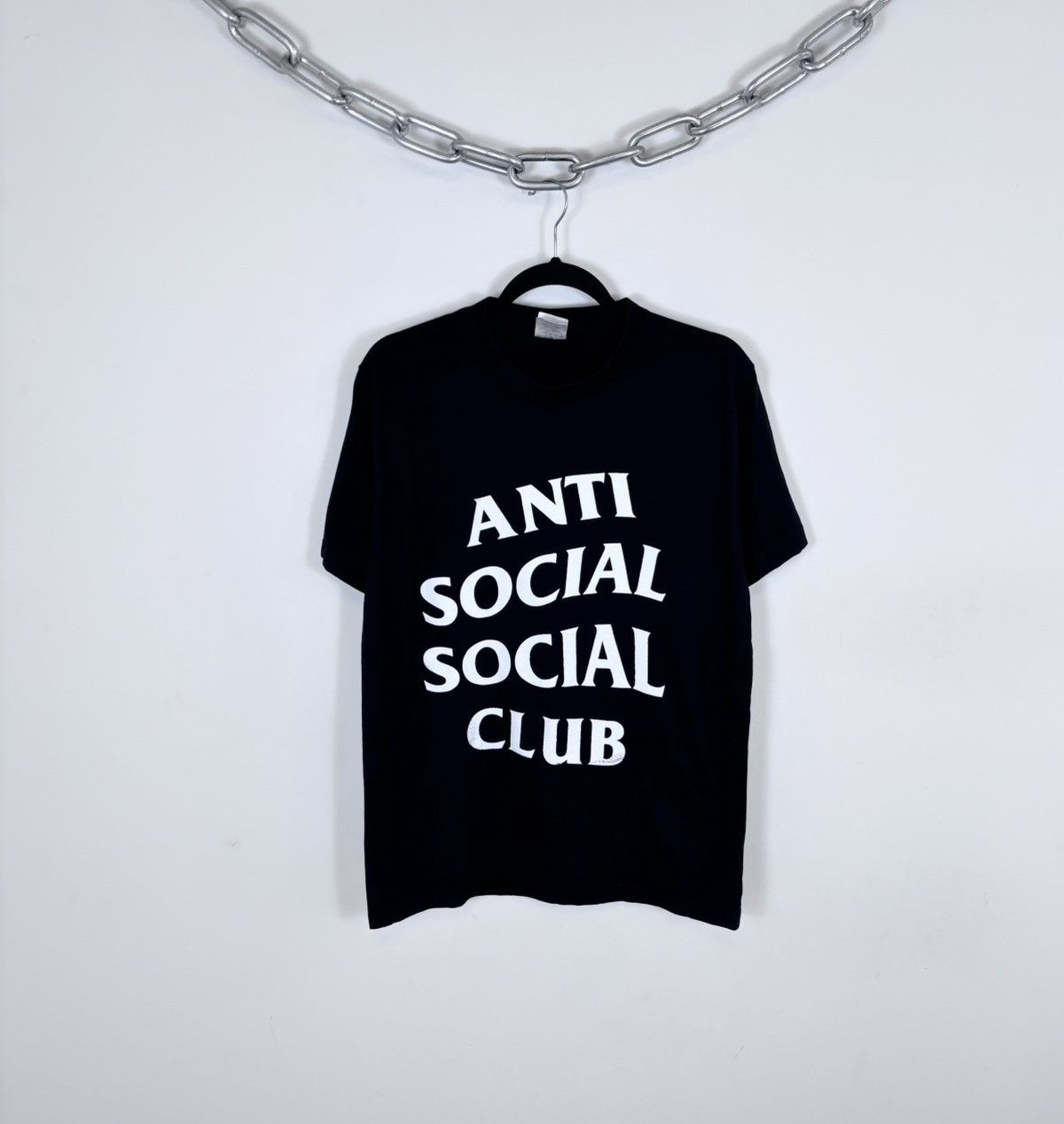 Anti Social Social Club Anti Social Social Club Big Logo Hype Black T-Shirt Tee Size US L / EU 52-54 / 3 - 1 Thumbnail