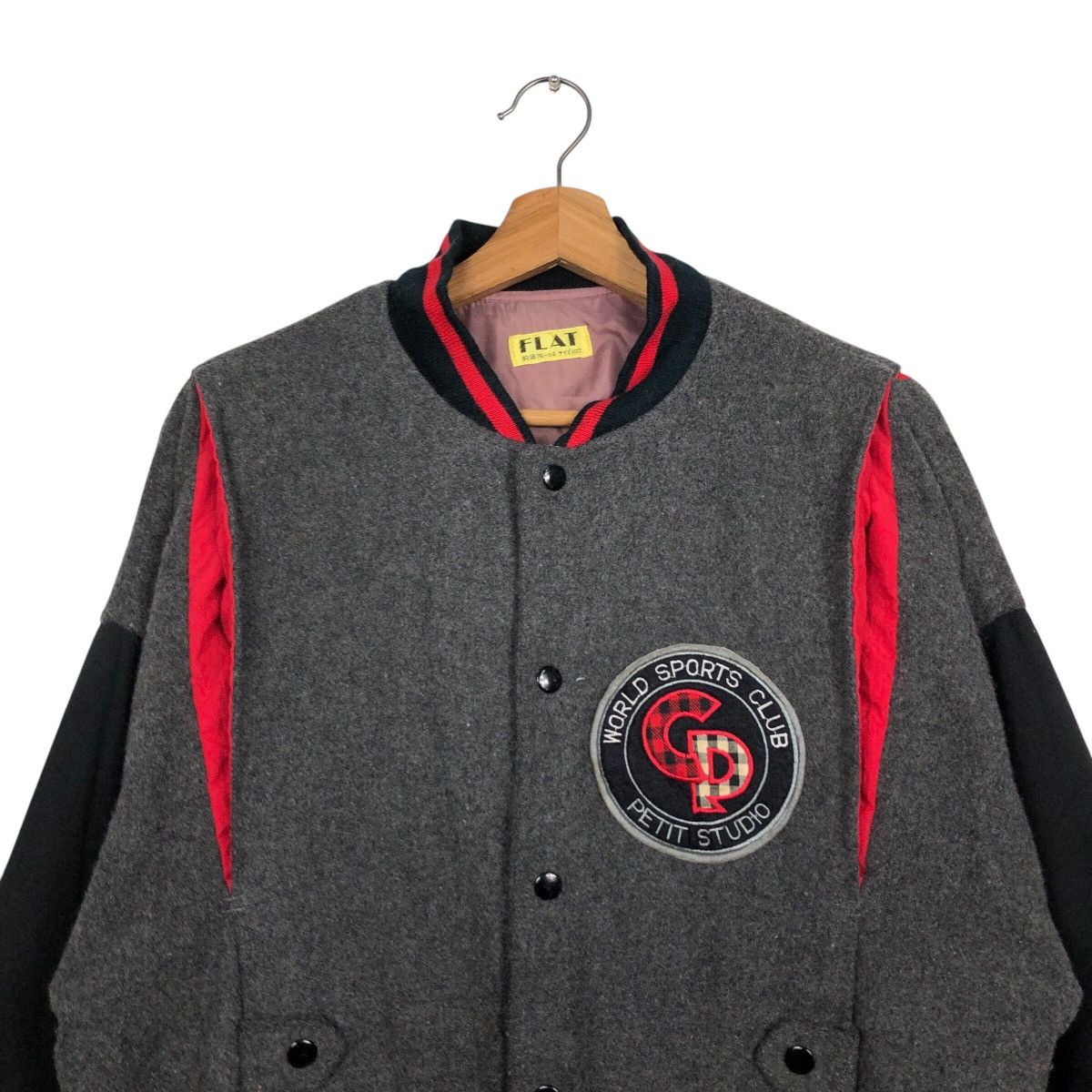 Japanese Brand 📌Vintage Bomber Jacket World Sports Club Big Logo Size US M / EU 48-50 / 2 - 4 Thumbnail