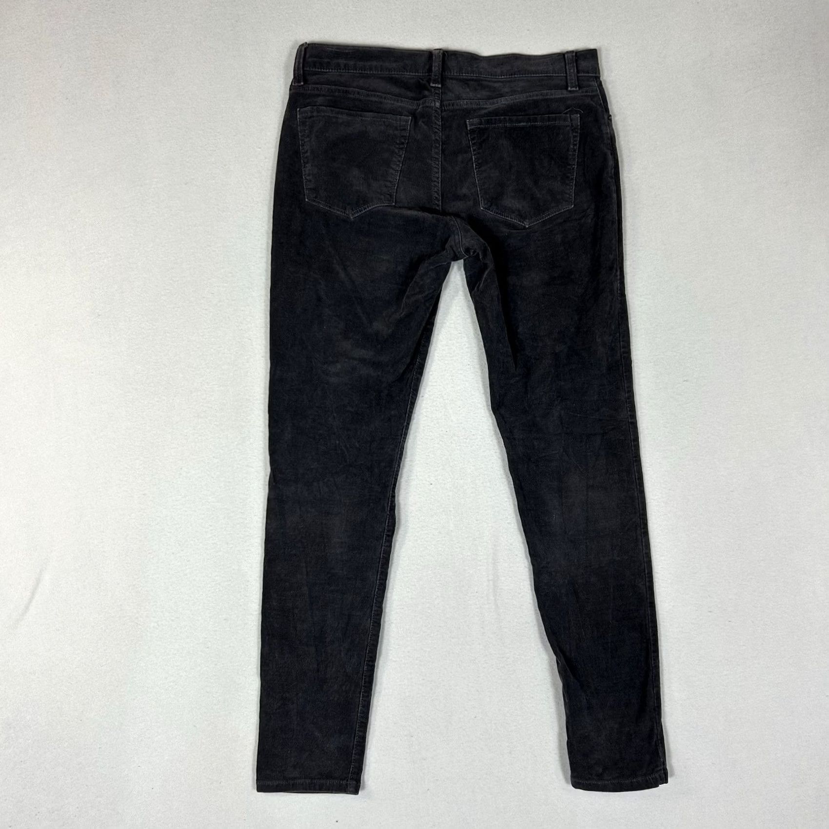 Banana Republic Banana Republic Skinny Corduroy Pants Women's 28 Gray Chino Workwear Mid Rise Corduroy Slim Pants Womens Gray 28 Fall Winter Spring Summer Workwear Size 28" / US 6 / IT 42 - 7 Thumbnail