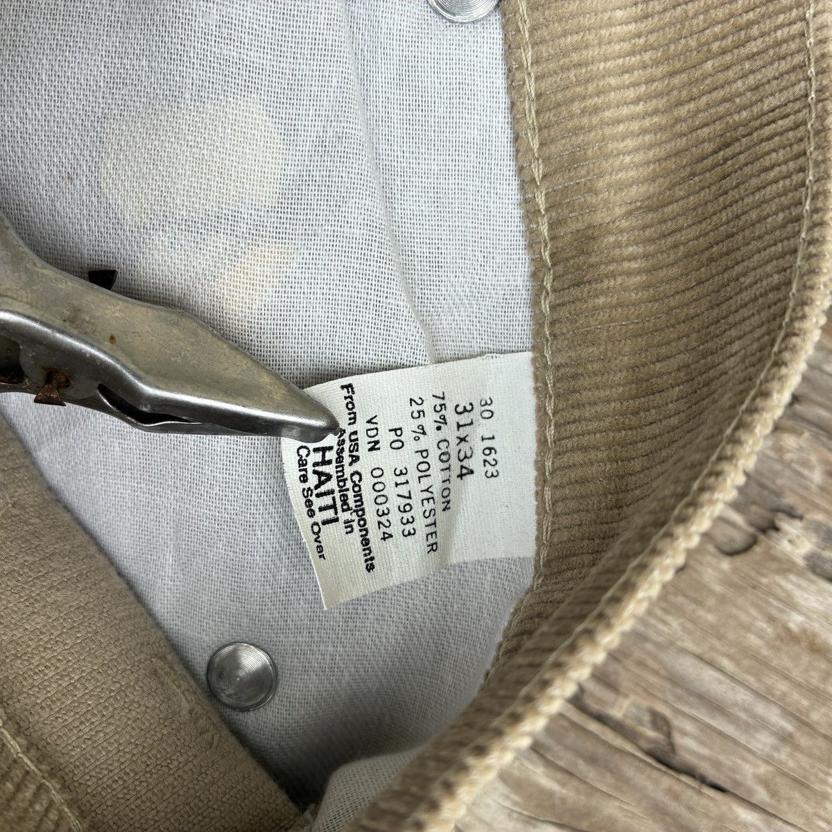 Gap GAP Tapered Khaki Corduroy Pant Deadstock Size US 30 / EU 46 - 6 Thumbnail