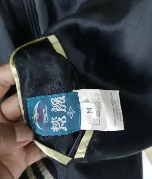 Japanese Brand × Vintage Vintage Sukajan Embroidered Logo Reversible Satin Jacket et Size US M / EU 48-50 / 2 - 6 Thumbnail