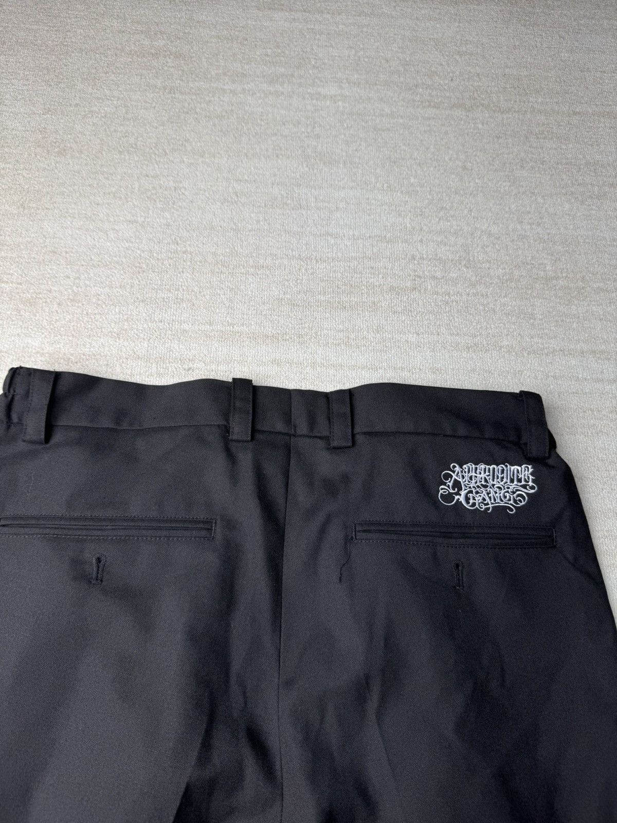 Japanese Brand GAKKIN × BUDSPOOL LINEN WOOL TUCK TROUSERS Size US 32 / EU 48 - 8 Thumbnail