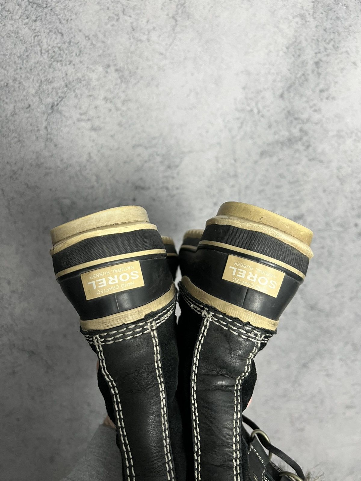 SOREL Sorel Duck Boots Faux Fur Lined Lace Up Winter Shoes Size US 6 / IT 36 - 13 Thumbnail