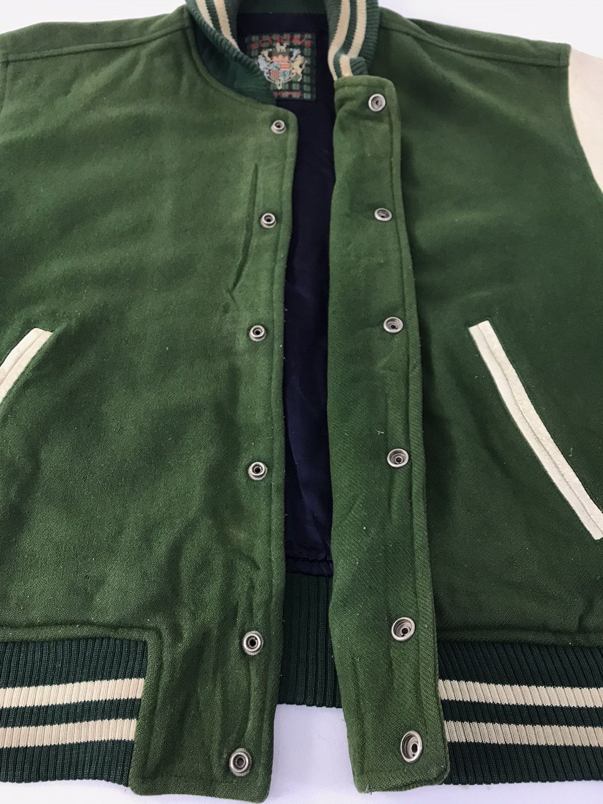 Leather 90s Attribis Traditional Sport Jacket Leather Sleeve Quilted Size US L / EU 52-54 / 3 - 4 Thumbnail