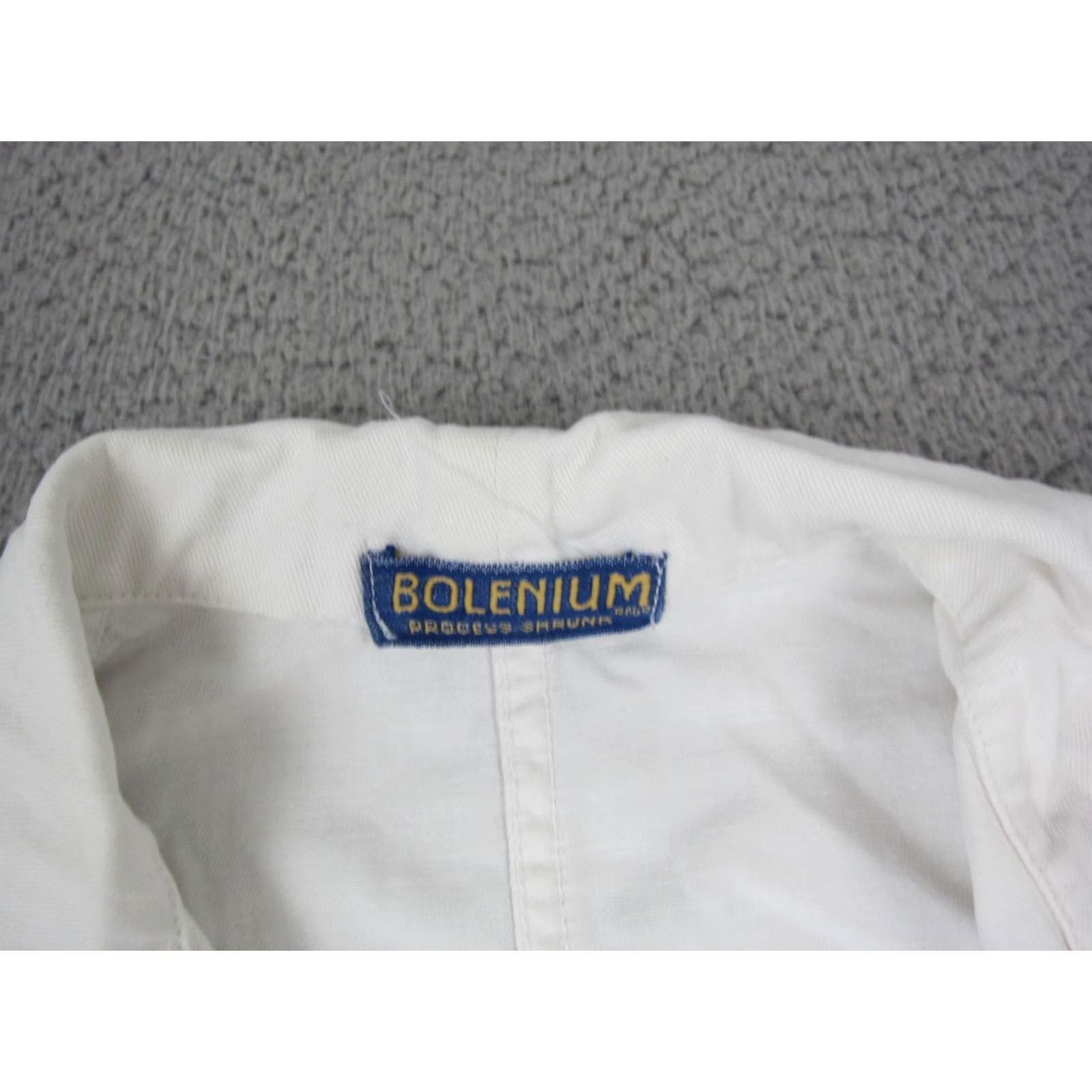 Denime VINTAGE Bolenium Overalls Mens 40 x 28 White Denim Workwear 60s 70s Size US 40 / EU 56 - 3 Thumbnail