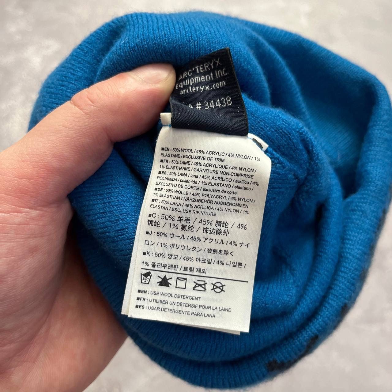 Arc'teryx Arc'teryx Blue Beanie One Size Winter Hat Warm Knit Style Size ONE SIZE - 4 Thumbnail