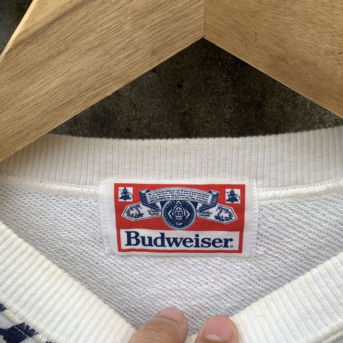 Budweiser VINTAGE BUDWEISER CREWNECK Size US M / EU 48-50 / 2 - 3 Thumbnail