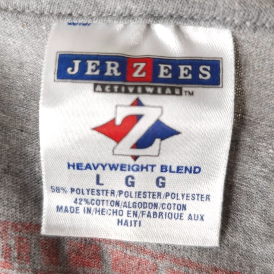 Jerzees VINTAGE Las Vegas Wildcats Baseball T Shirt Mens Size Large Gray 90s Y2K High School Nike Shirt" Size US L / EU 52-54 / 3 - 6 Thumbnail