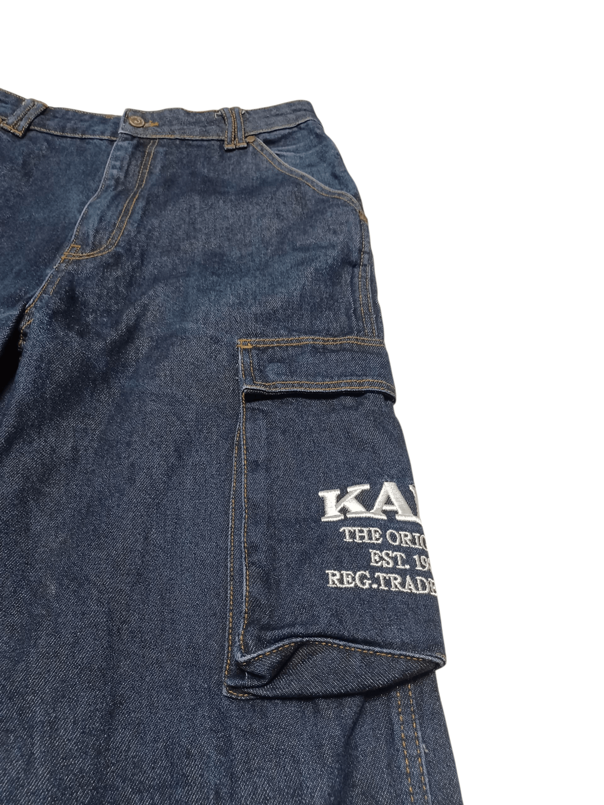 Karl Kani KARL KANI SK8 CARGO MULTIPOCKET JEANS BIGLOGO Size US 32 / EU 48 - 4 Thumbnail