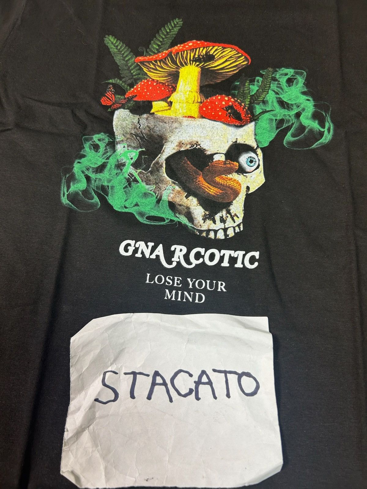 Gnarcotic Gnarcotic Lil Gnar Skull Pot Tee Black Size US S / EU 44-46 / 1 - 3 Thumbnail