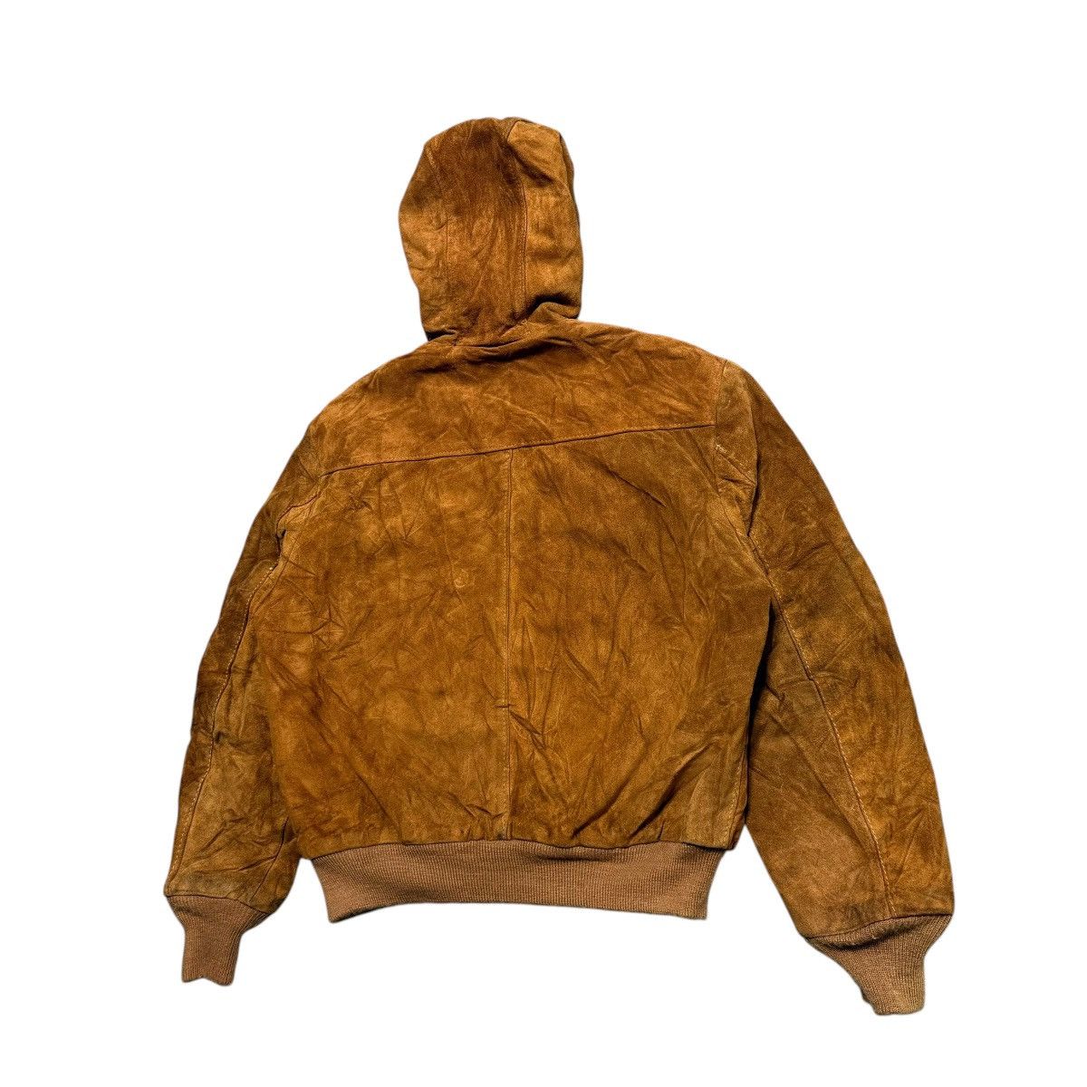 Schott Vintage Schott NYC Hooded Suede Leather Jacket Size US L / EU 52-54 / 3 - 12 Thumbnail