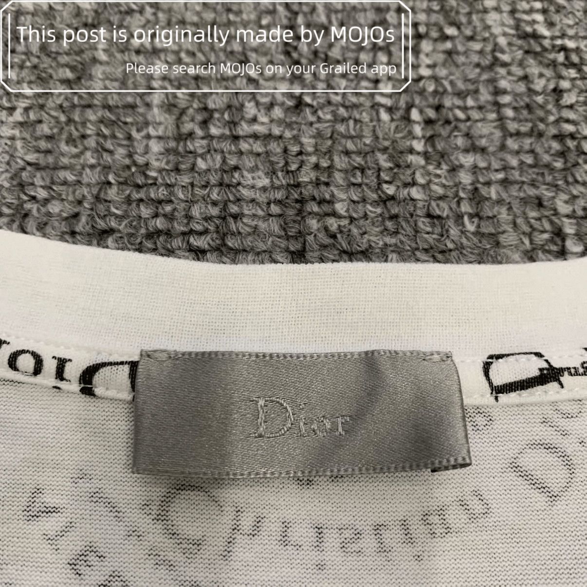 Dior Dior Monogram Christian Dior Logo Tee mojos1656 Size US L / EU 52-54 / 3 - 3 Thumbnail