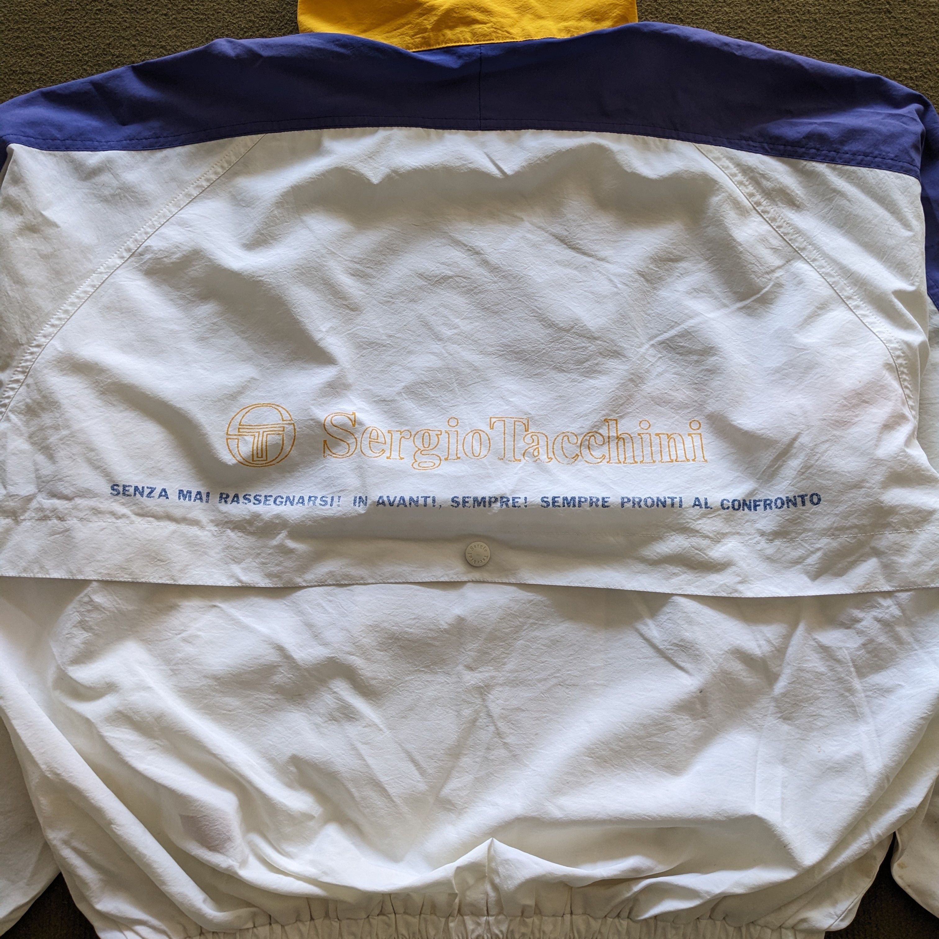 Sergio Tacchini Vintage SERGIO TACCHINI Windbreaker Jacket Size US L / EU 52-54 / 3 - 4 Thumbnail