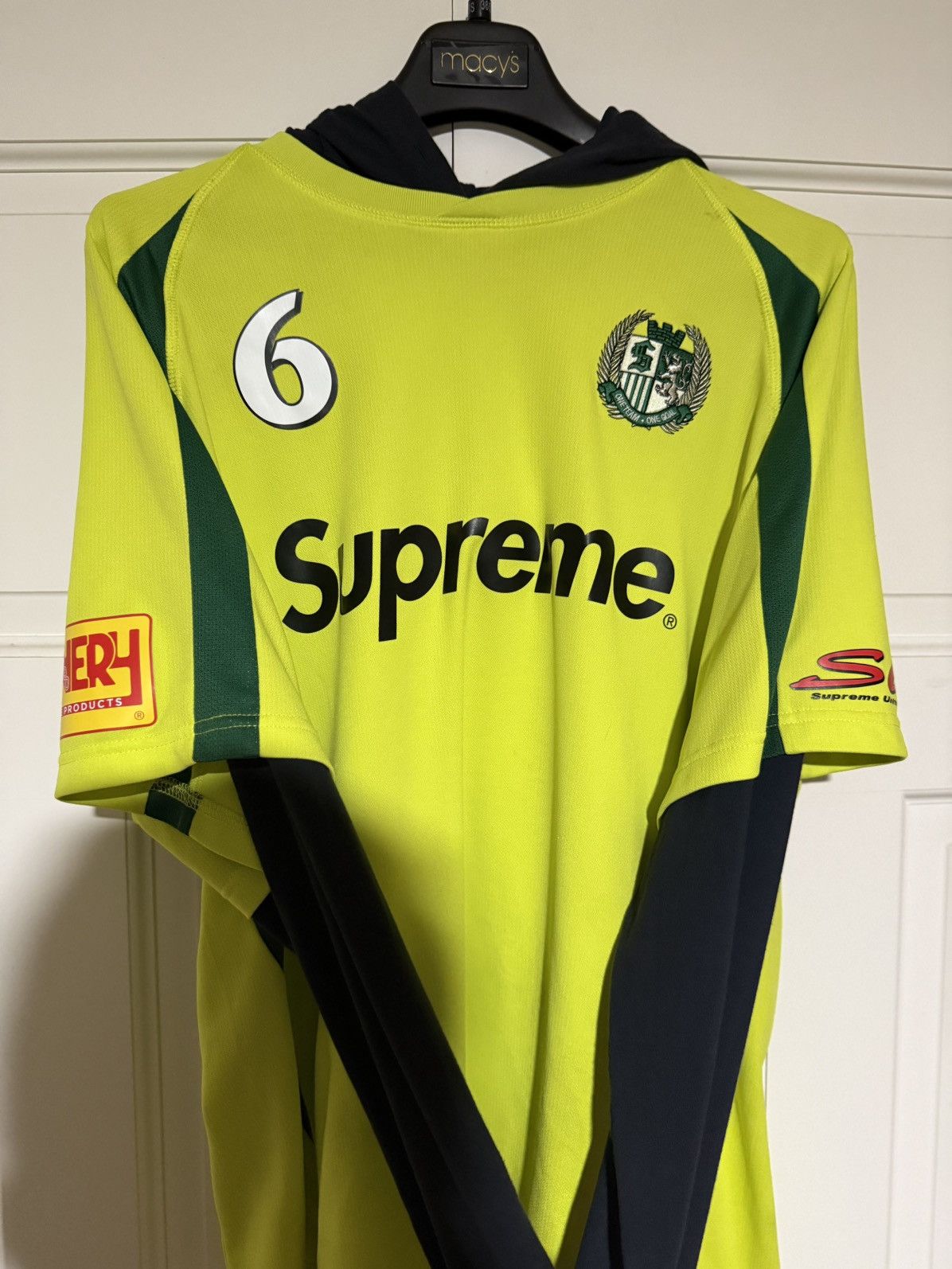 Supreme Supreme FW23 Hooded Soccer Jersey Size US M / EU 48-50 / 2 - 2 Thumbnail