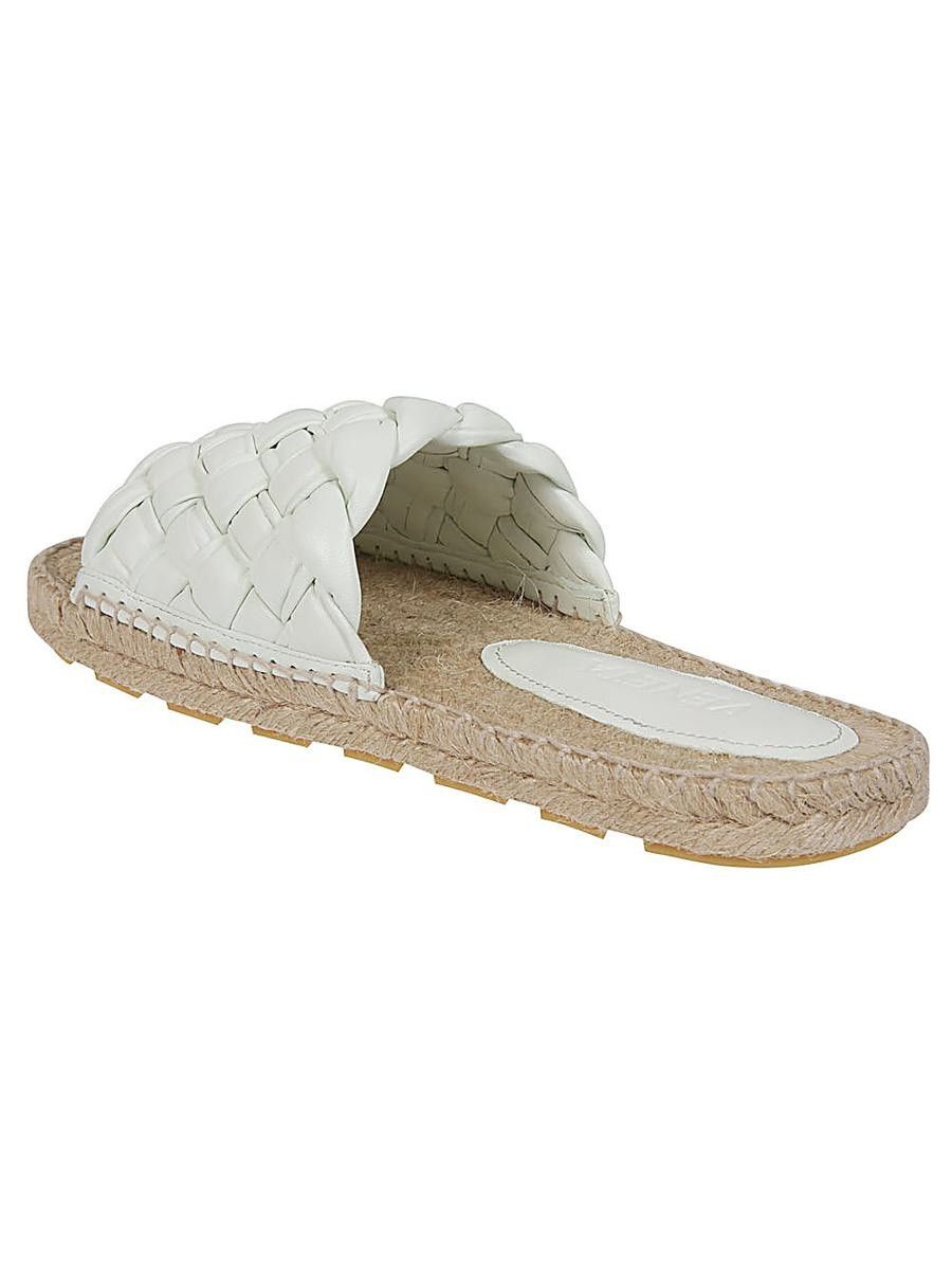 Bottega Veneta o1s1rm0925 Jack Espadrilles Slip On in White Size US 7 / IT 37 - 3 Thumbnail