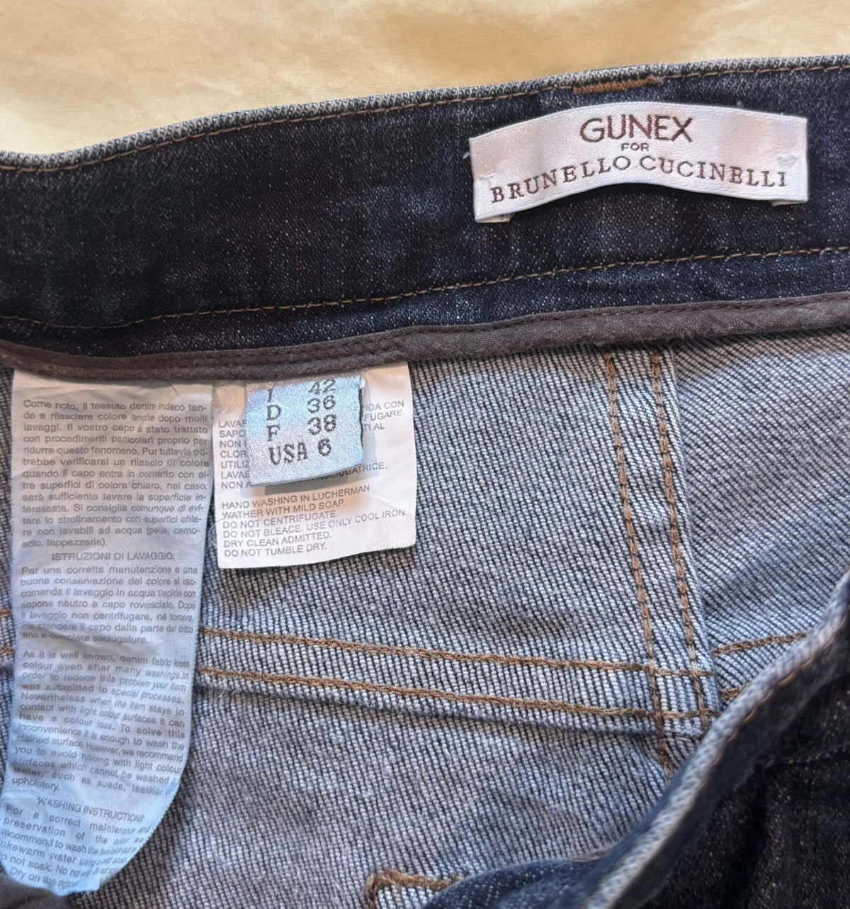 Brunello Cucinelli Brunello Cucinelli Jeans GUNEX collaboration Size 28" / US 6 / IT 42 - 8 Thumbnail