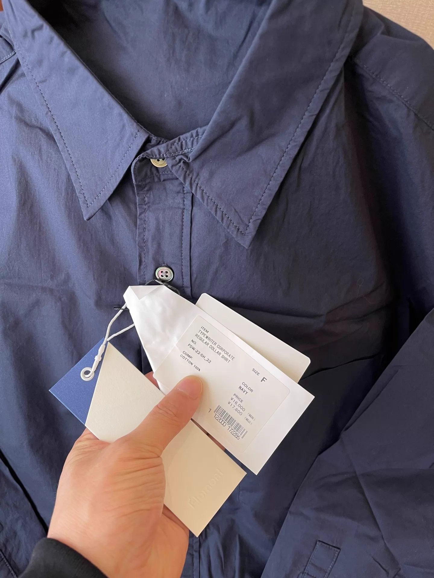 Other FreshService 22SS UTILITY B.D Oversized Long Sleeve Shirt Navy Size US M / EU 48-50 / 2 - 3 Thumbnail