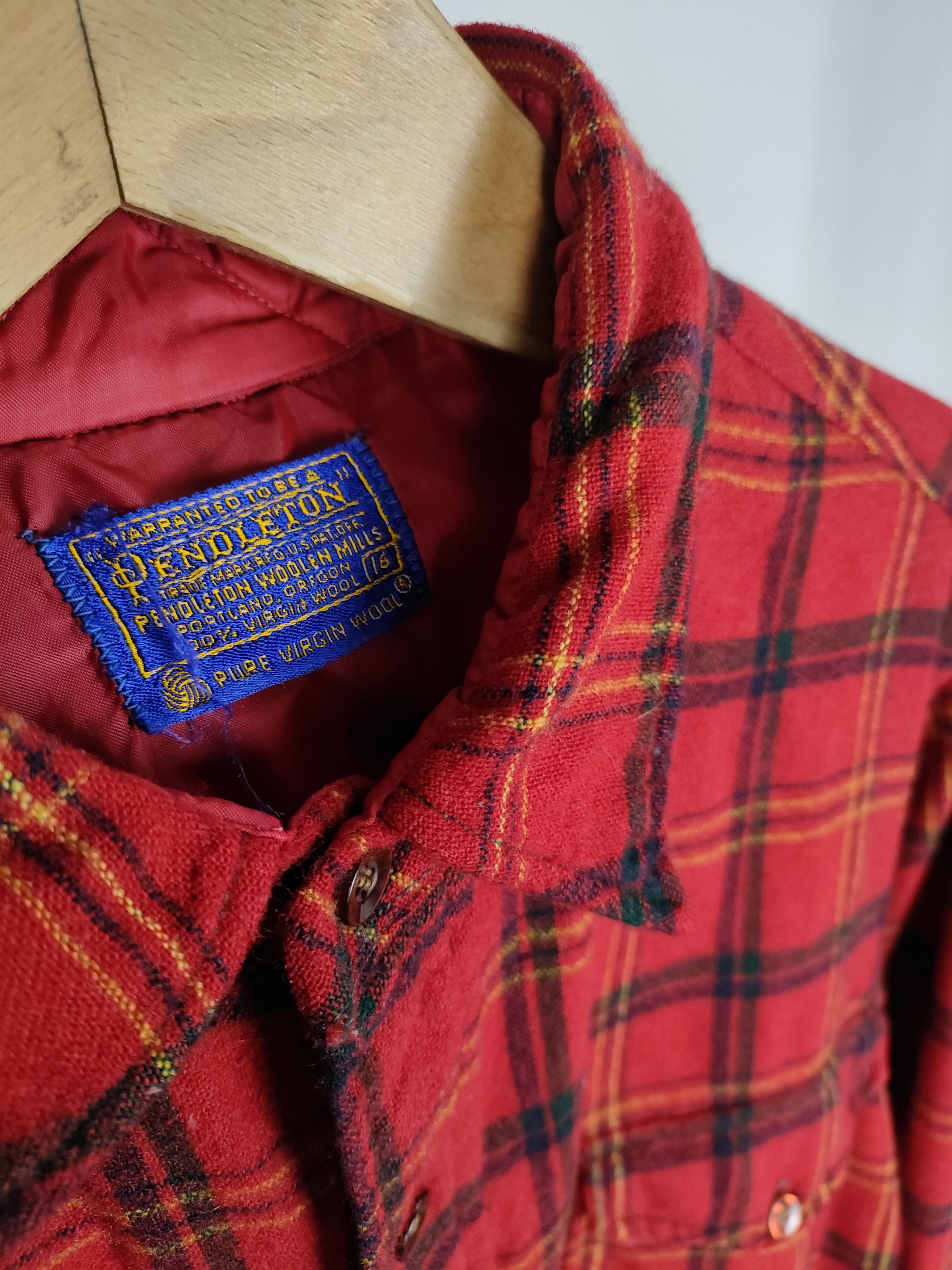Flannel vintage Pendleton flannel shirt Size US M / EU 48-50 / 2 - 2 Thumbnail