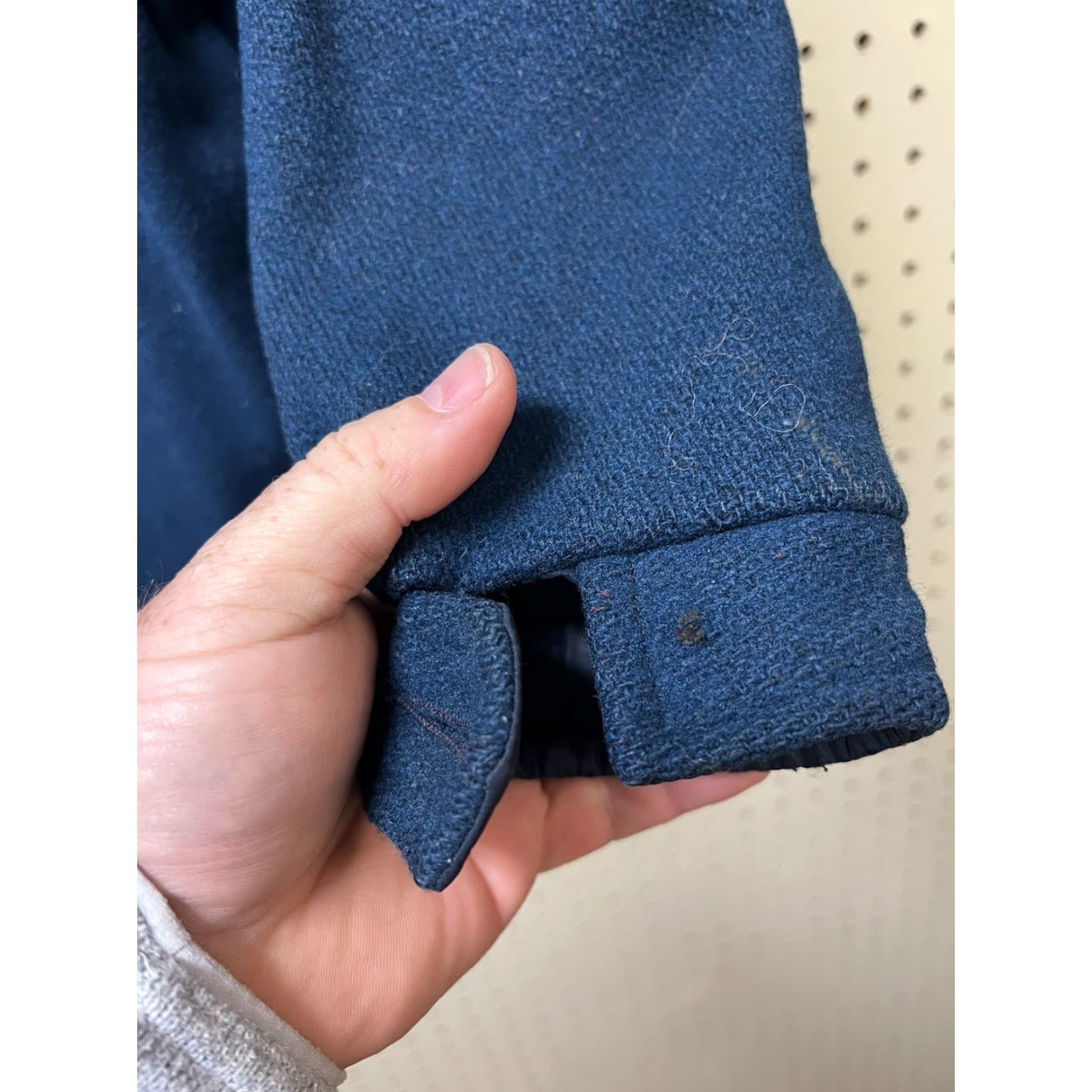 Vintage VINTAGE SPORTCASTER Jacket Blue Wool Large L Ski 1950s Button Zip - Winter Size US L / EU 52-54 / 3 - 4 Thumbnail