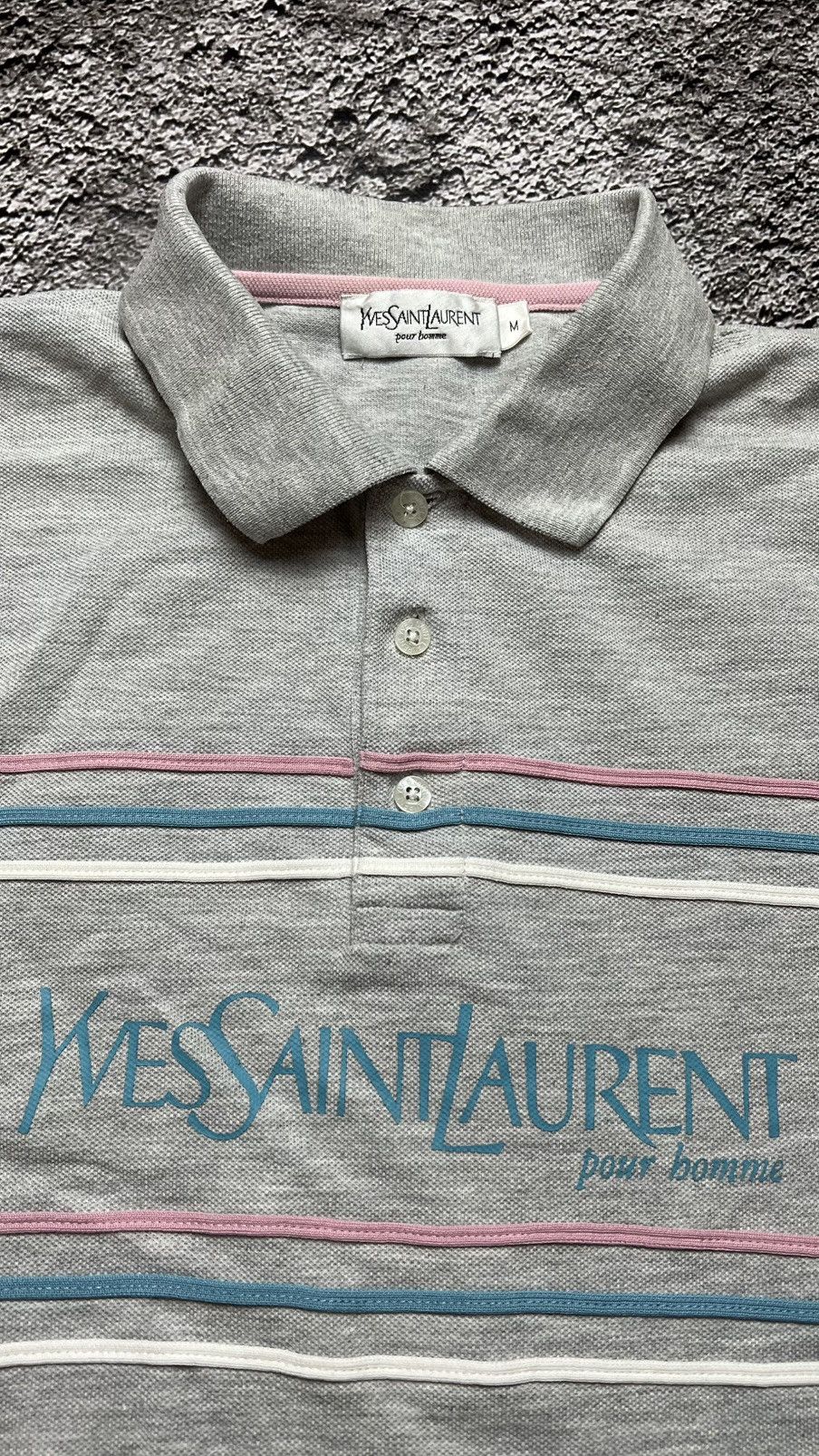 Yves Saint Laurent Yves saint laurent YSL big logo vintage polo shirt Size US M / EU 48-50 / 2 - 3 Thumbnail