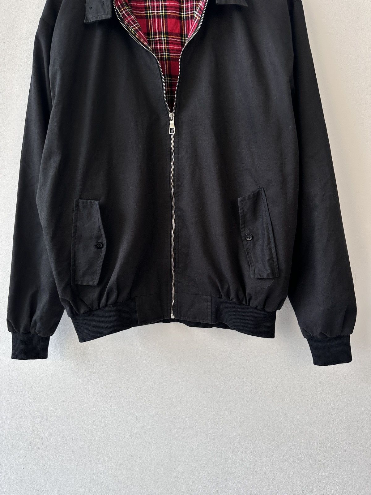 Other Bomber Jacket with Red Plaid Tartan Lining Mod Indie Style Size US XL / EU 56 / 4 - 6 Thumbnail