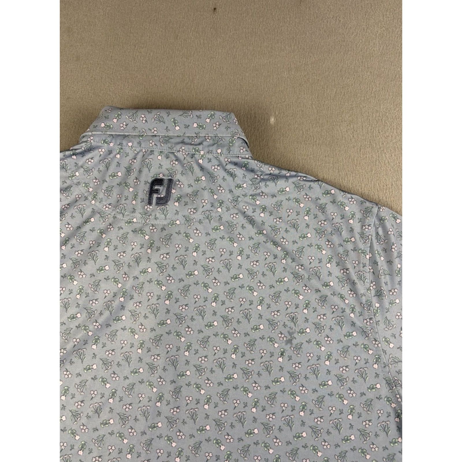 Footjoy FootJoy Polo Shirt Men XL Floral All Over Print Performance Golf Short Sleeve Multicolor Polo Men's XL Floral Golf Shirts Size US XL / EU 56 / 4 - 6 Thumbnail