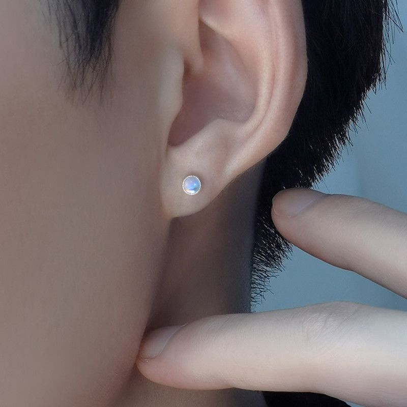 Jewelry × Sterling Silver Stone One pairs Matchless Earrings Gothic Punk Jewelry Size ONE SIZE - 3 Thumbnail