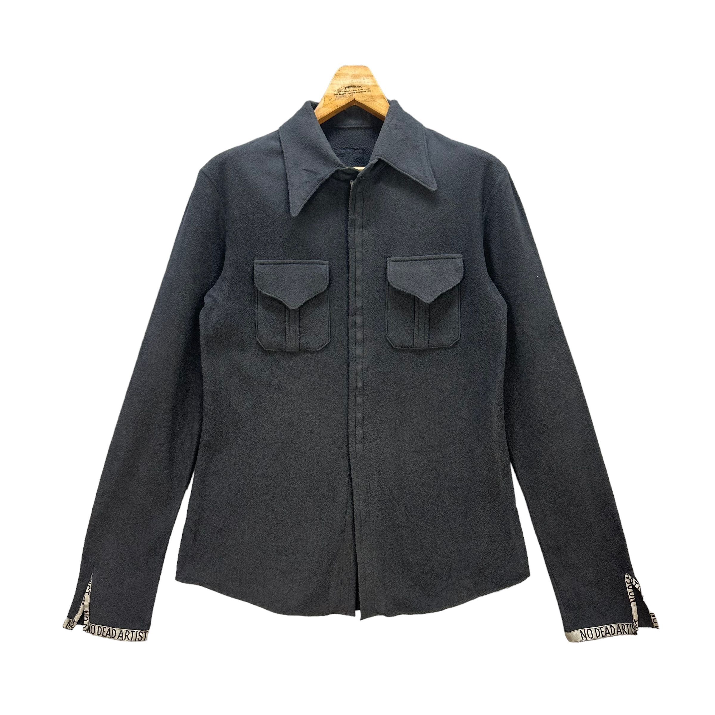 Japanese Brand NO DEAD ARTIST SNAP BUTTON FLEECE JACKET #8525-013 Size US S / EU 44-46 / 1 - 1 Thumbnail