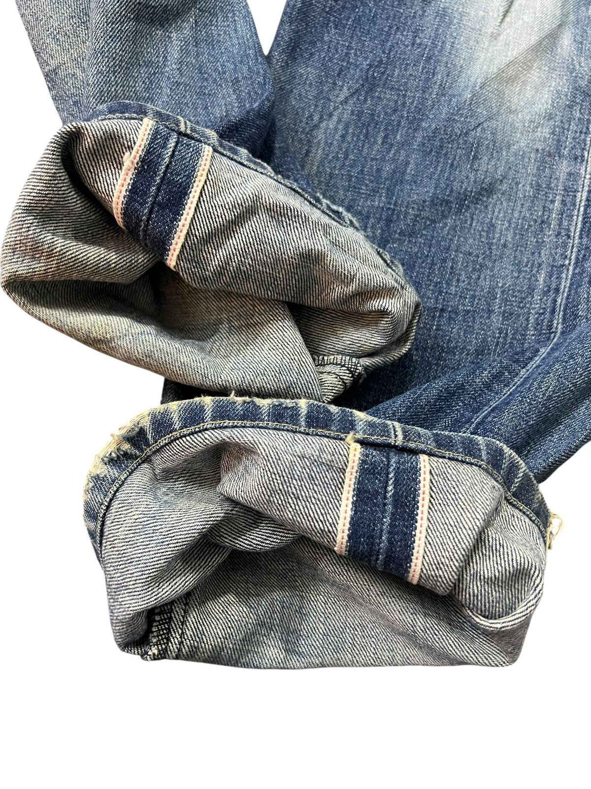 Levi's LEVI’S 702 BIG E BACKLE BACK SELVEDGE FADED DISTRESSED JEAN Size US 28 / EU 44 - 9 Thumbnail