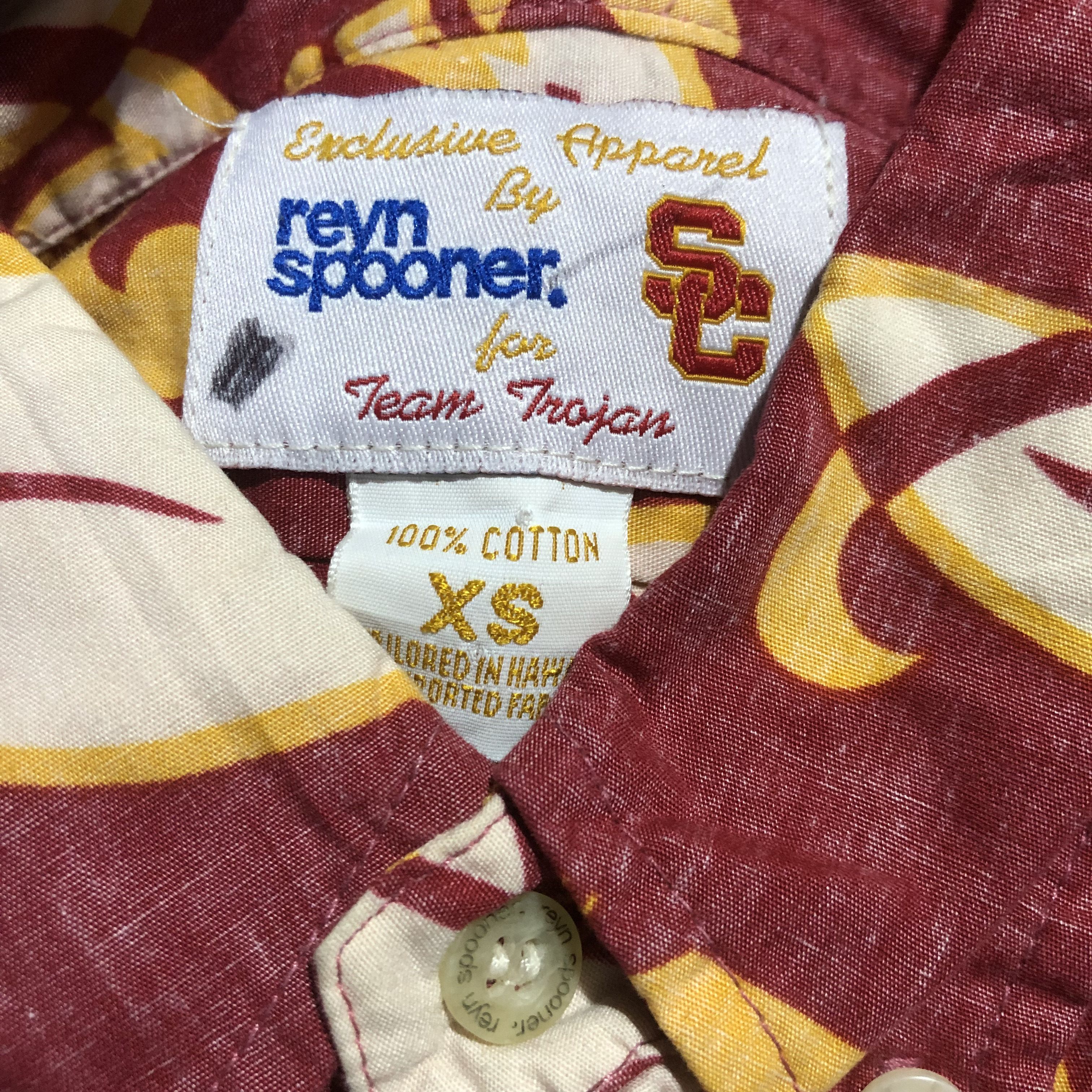 Reyn Spooner Vintage Reyn Spooner X Team Trojan USC aloha hawaiian shirt Size US XS / EU 42 / 0 - 2 Thumbnail