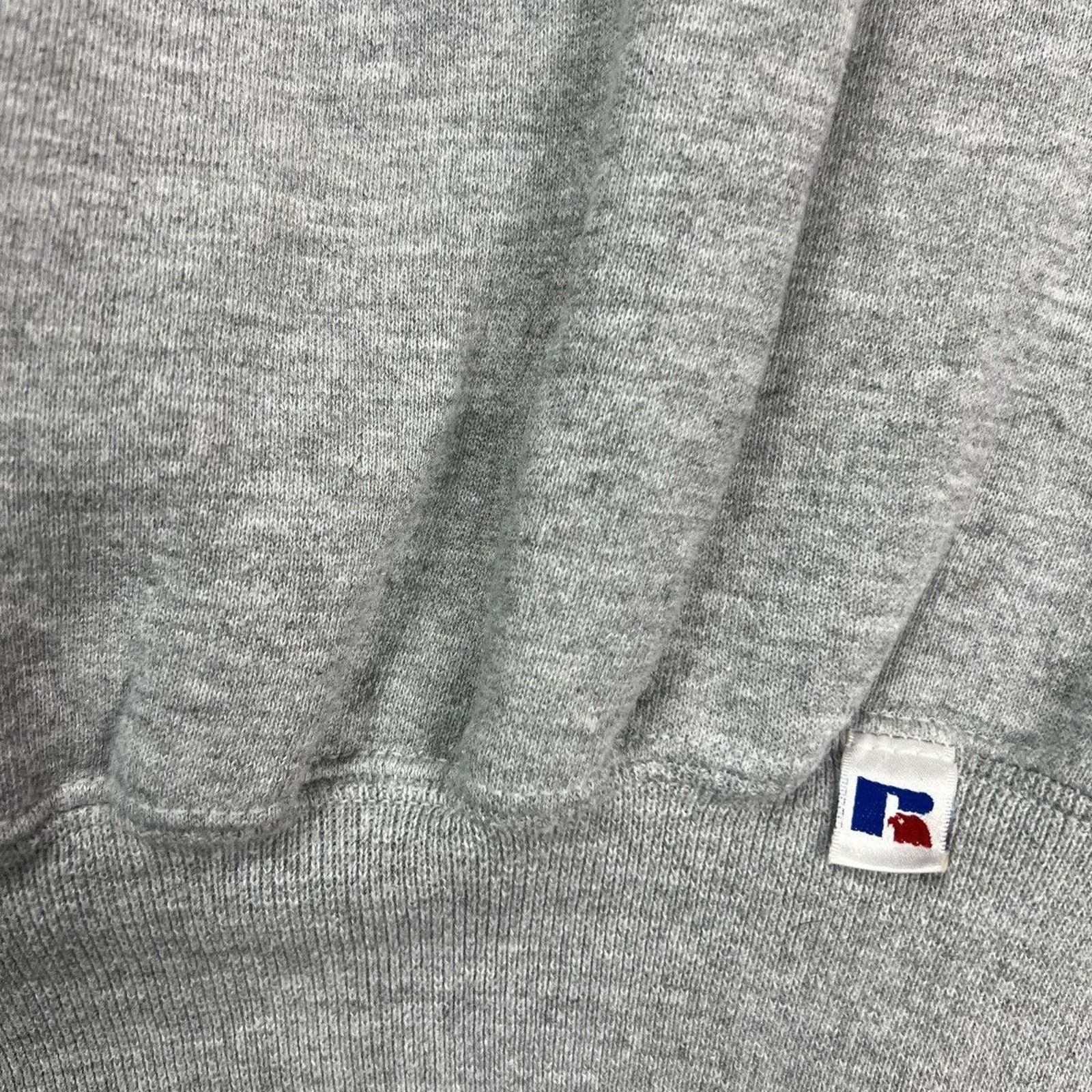 Russell Athletic × Vintage Vintage Russell Athletic Sweatshirt Blank Pullover 90s Crew Size US XL / EU 56 / 4 - 2 Thumbnail