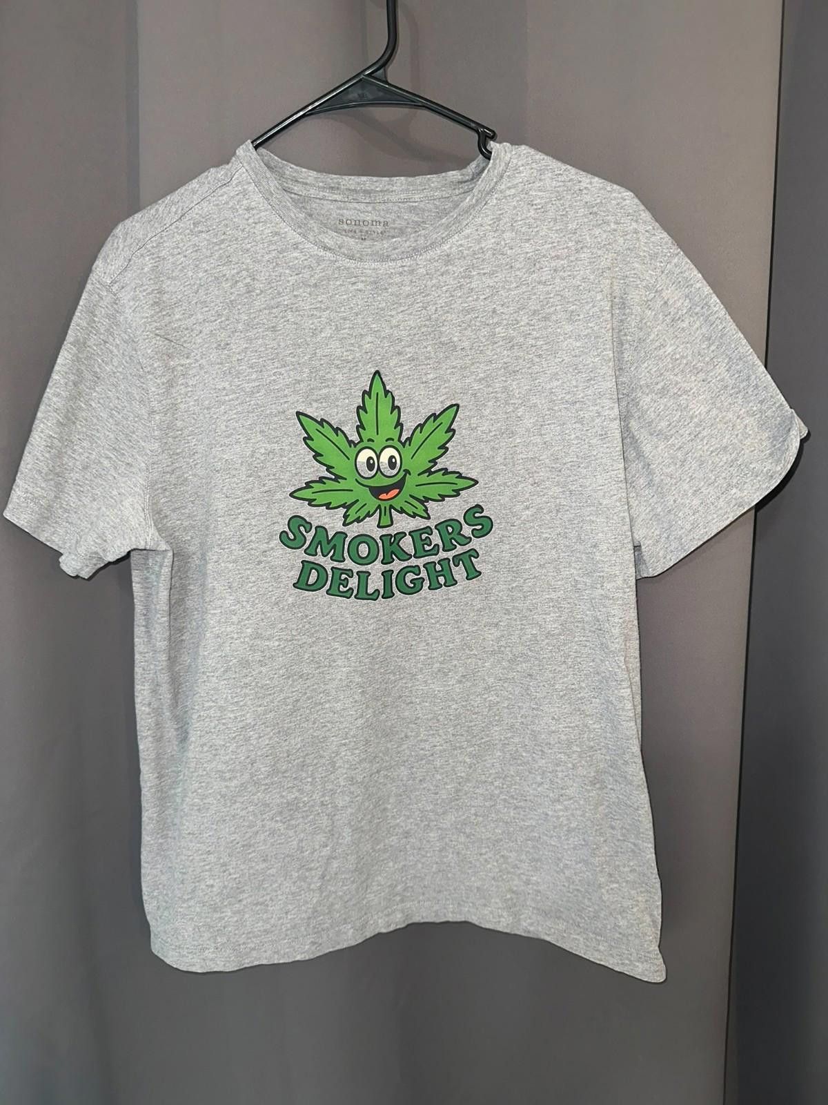 The Unbranded Brand Stoner Tee M | Smokers Delight, Chill Fit DTF Print Size US M / EU 48-50 / 2 - 1 Thumbnail