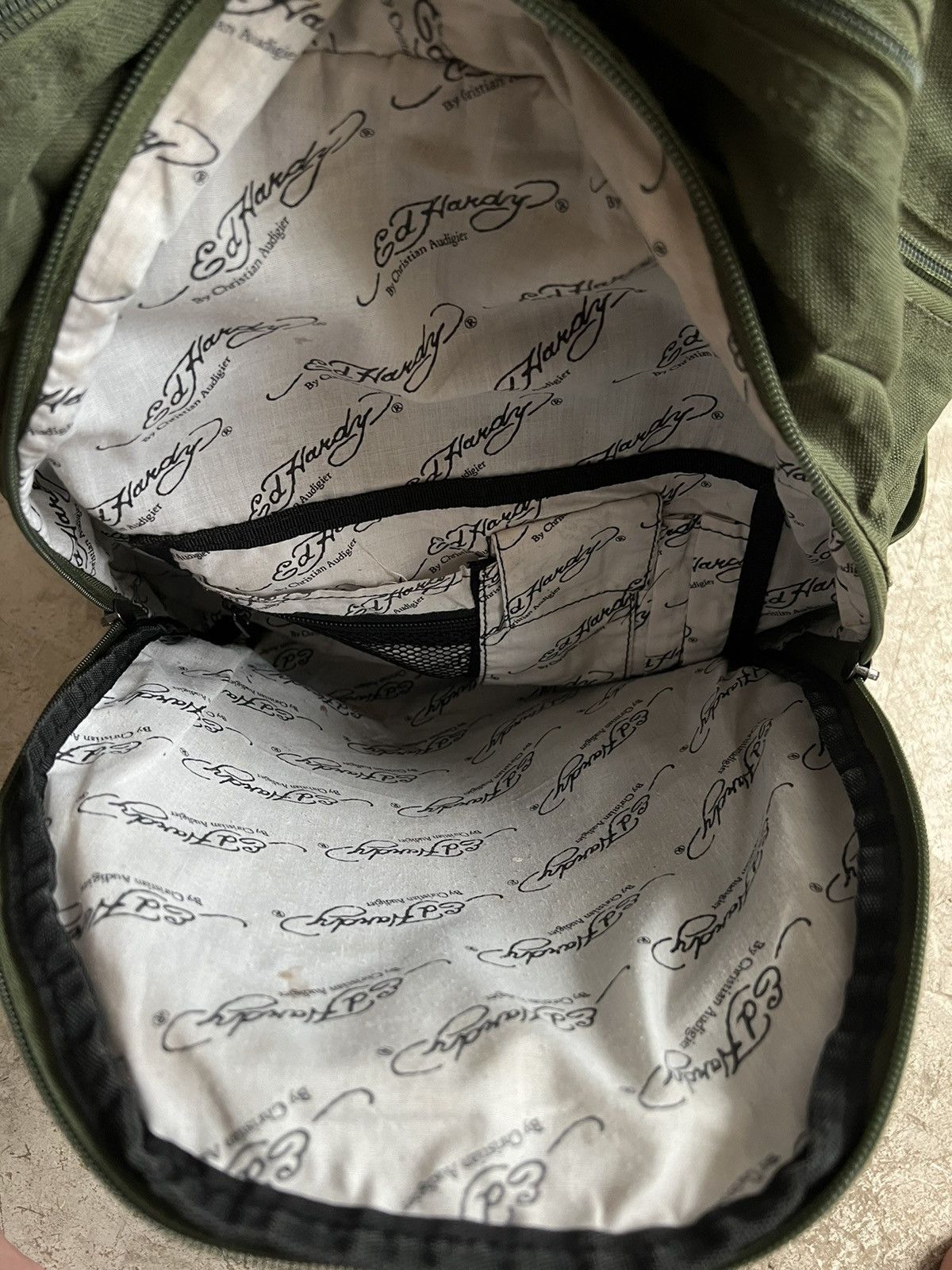 Ed Hardy × Vintage SOLD* Y2k Ed Hardy Backpack Size ONE SIZE - 8 Thumbnail