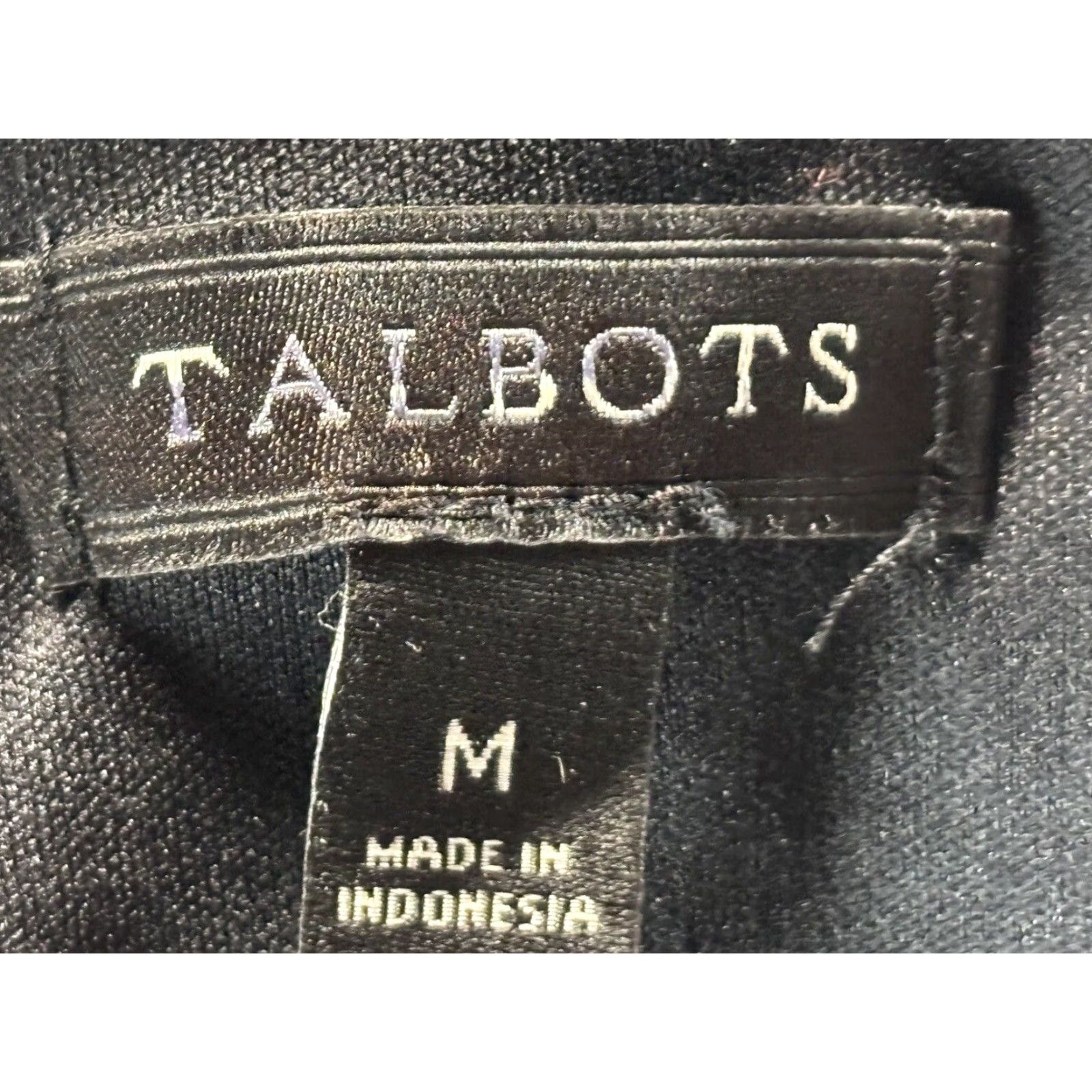 Talbots VINTAGE? Talbots Velvet Burnout Dress Midi Sheath Women's Size M Black Gothic Stretch 10 Ladies Witchy Twist Men/Women? Size M / US 6-8 / IT 42-44 - 7 Thumbnail