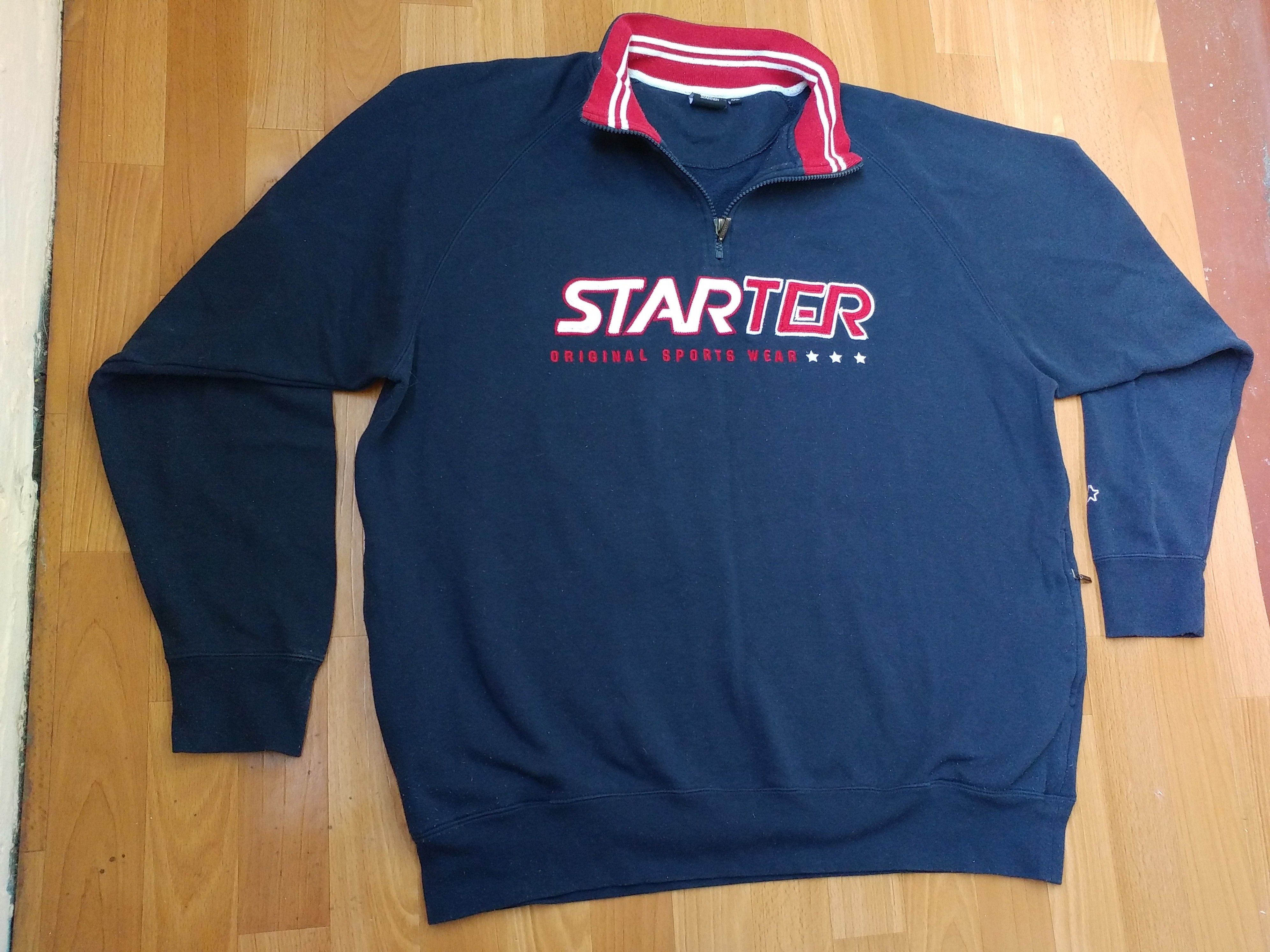 Starter STARTER sweatshirt, fleece jacket vintage 90s hip-hop XXL Size US XXL / EU 58 / 5 - 3 Thumbnail