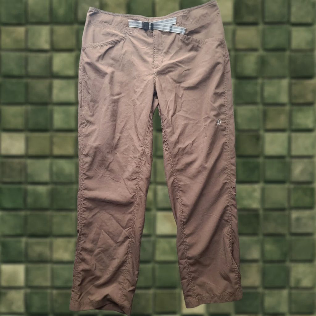 Mountain Hardwear VINTAGE Mountain Hardwear Pants Womens 16x32 Relaxed Fit Belted Quick Dry Hiking Trail Pants Size 38" / US 16 / IT 52 - 1 Thumbnail