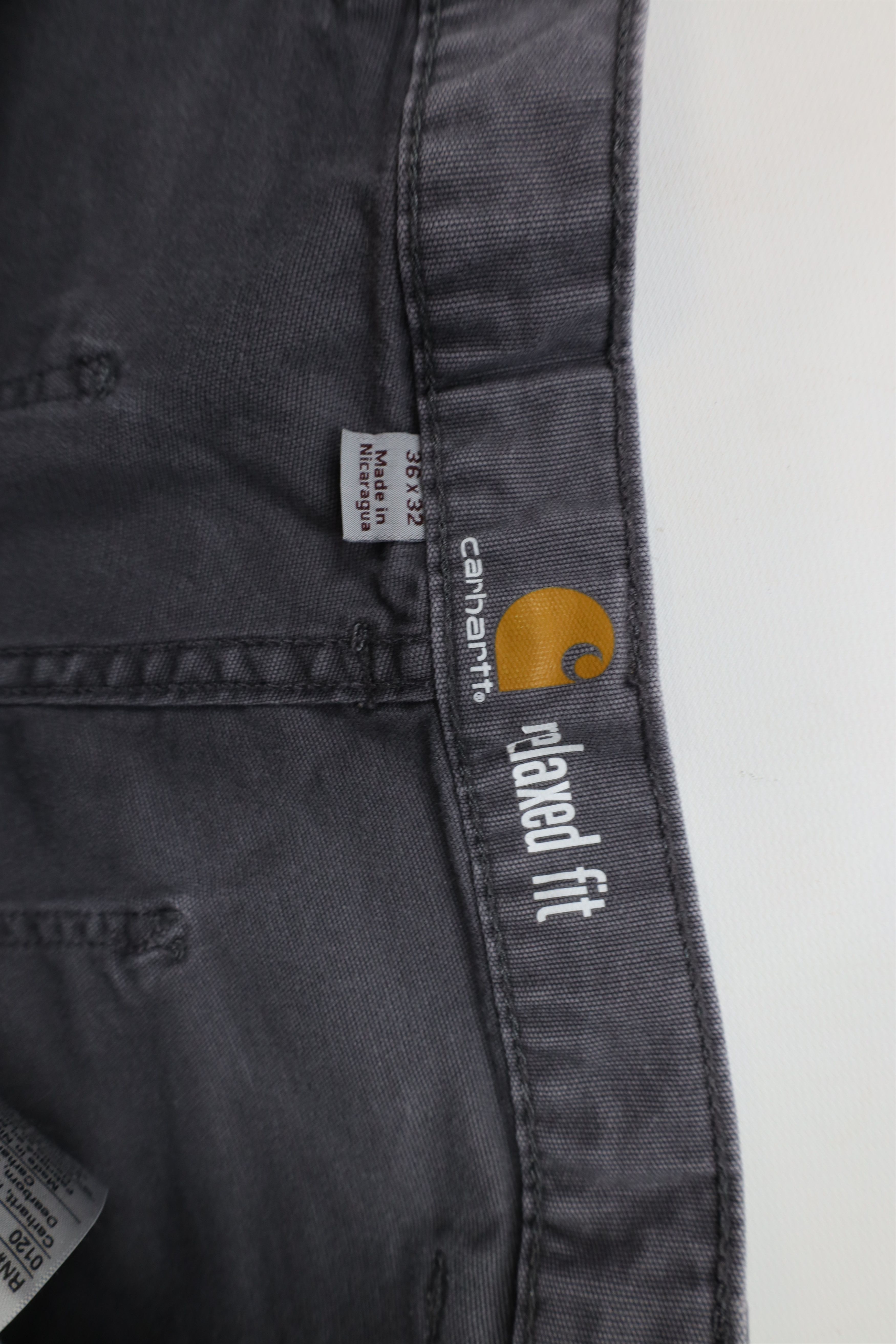 Carhartt × Vintage Vintage Y2K Carhartt Relaxed Fit Wide Leg Canvas Pants Gray Size US 36 / EU 52 - 7 Thumbnail